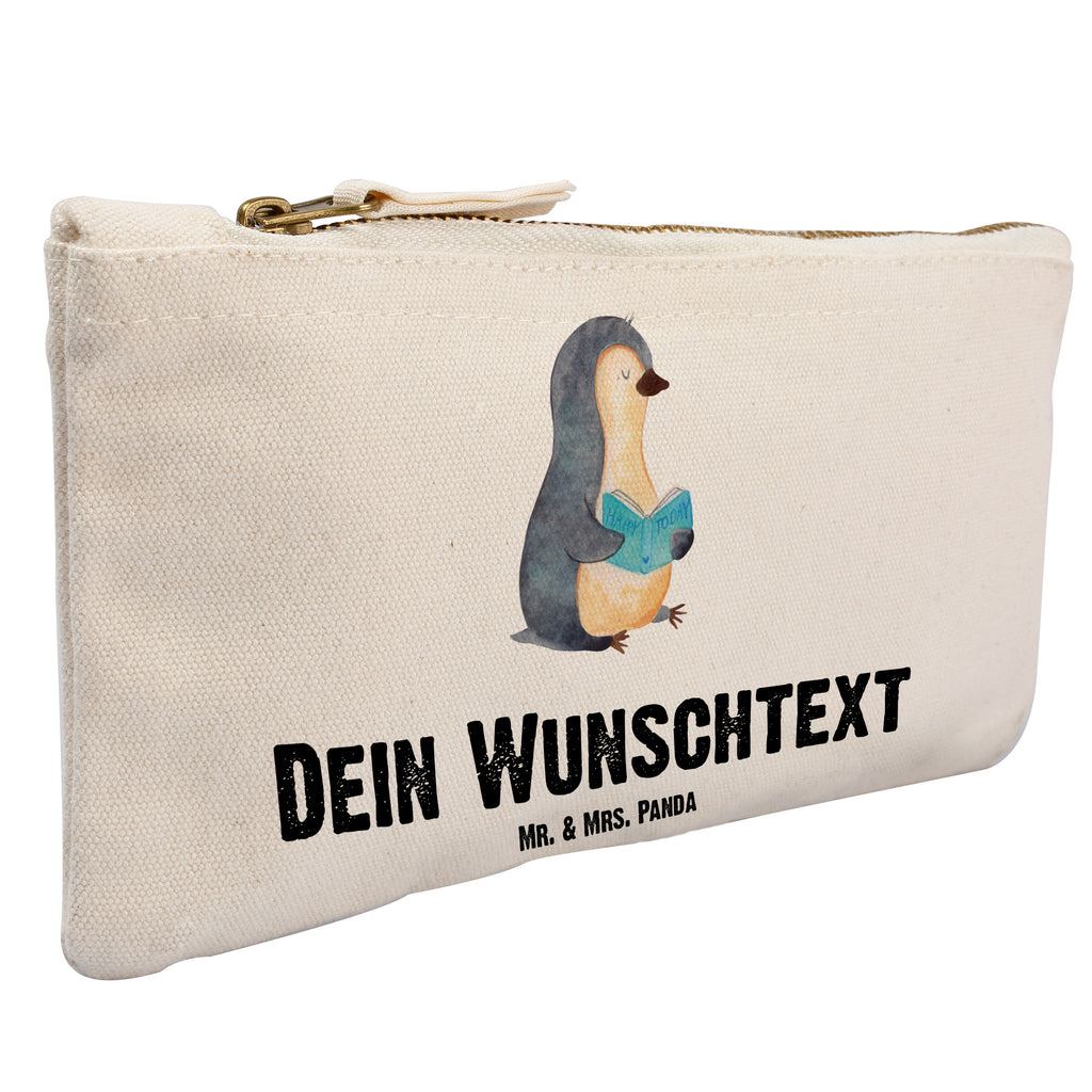 Personalisierte Schminktasche Pinguin Buch Personalisierte Schminktasche, Personalisierte Kosmetiktasche, Personalisierter Kosmetikbeutel, Personalisiertes Stiftemäppchen, Personalisiertes Etui, Personalisierte Federmappe, Personalisierte Makeup Bag, Personalisiertes Schminketui, Personalisiertes Kosmetiketui, Personalisiertes Schlamperetui, Schminktasche mit Namen, Kosmetiktasche mit Namen, Kosmetikbeutel mit Namen, Stiftemäppchen mit Namen, Etui mit Namen, Federmappe mit Namen, Makeup Bg  mit Namen, Schminketui mit Namen, Kosmetiketui mit Namen, Schlamperetui mit Namen, Schminktasche personalisieren, Schminktasche bedrucken, Schminktasche selbst gestalten, Pinguin, Pinguine, Buch, Lesen, Bücherwurm, Nichtstun, Faulenzen, Ferien, Urlaub, Freizeit