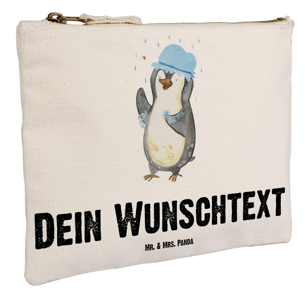 Personalisierte Schminktasche Pinguin duscht Personalisierte Schminktasche, Personalisierte Kosmetiktasche, Personalisierter Kosmetikbeutel, Personalisiertes Stiftemäppchen, Personalisiertes Etui, Personalisierte Federmappe, Personalisierte Makeup Bag, Personalisiertes Schminketui, Personalisiertes Kosmetiketui, Personalisiertes Schlamperetui, Schminktasche mit Namen, Kosmetiktasche mit Namen, Kosmetikbeutel mit Namen, Stiftemäppchen mit Namen, Etui mit Namen, Federmappe mit Namen, Makeup Bg  mit Namen, Schminketui mit Namen, Kosmetiketui mit Namen, Schlamperetui mit Namen, Schminktasche personalisieren, Schminktasche bedrucken, Schminktasche selbst gestalten, Pinguin, Pinguine, Dusche, duschen, Lebensmotto, Motivation, Neustart, Neuanfang, glücklich sein