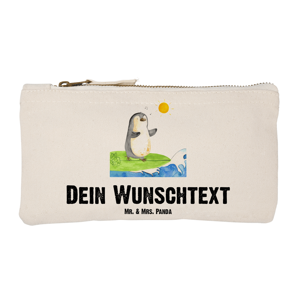 Personalisierte Schminktasche Pinguin Surfer Personalisierte Schminktasche, Personalisierte Kosmetiktasche, Personalisierter Kosmetikbeutel, Personalisiertes Stiftemäppchen, Personalisiertes Etui, Personalisierte Federmappe, Personalisierte Makeup Bag, Personalisiertes Schminketui, Personalisiertes Kosmetiketui, Personalisiertes Schlamperetui, Schminktasche mit Namen, Kosmetiktasche mit Namen, Kosmetikbeutel mit Namen, Stiftemäppchen mit Namen, Etui mit Namen, Federmappe mit Namen, Makeup Bg  mit Namen, Schminketui mit Namen, Kosmetiketui mit Namen, Schlamperetui mit Namen, Schminktasche personalisieren, Schminktasche bedrucken, Schminktasche selbst gestalten, Pinguin, Pinguine, surfen, Surfer, Hawaii, Urlaub, Wellen, Wellen reiten, Portugal