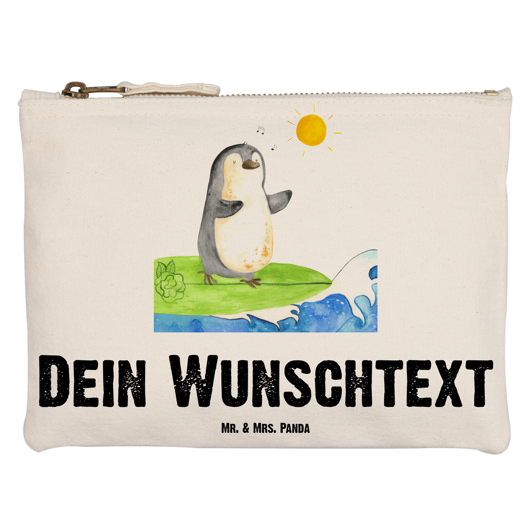 Personalisierte Schminktasche Pinguin Surfer Personalisierte Schminktasche, Personalisierte Kosmetiktasche, Personalisierter Kosmetikbeutel, Personalisiertes Stiftemäppchen, Personalisiertes Etui, Personalisierte Federmappe, Personalisierte Makeup Bag, Personalisiertes Schminketui, Personalisiertes Kosmetiketui, Personalisiertes Schlamperetui, Schminktasche mit Namen, Kosmetiktasche mit Namen, Kosmetikbeutel mit Namen, Stiftemäppchen mit Namen, Etui mit Namen, Federmappe mit Namen, Makeup Bg  mit Namen, Schminketui mit Namen, Kosmetiketui mit Namen, Schlamperetui mit Namen, Schminktasche personalisieren, Schminktasche bedrucken, Schminktasche selbst gestalten, Pinguin, Pinguine, surfen, Surfer, Hawaii, Urlaub, Wellen, Wellen reiten, Portugal