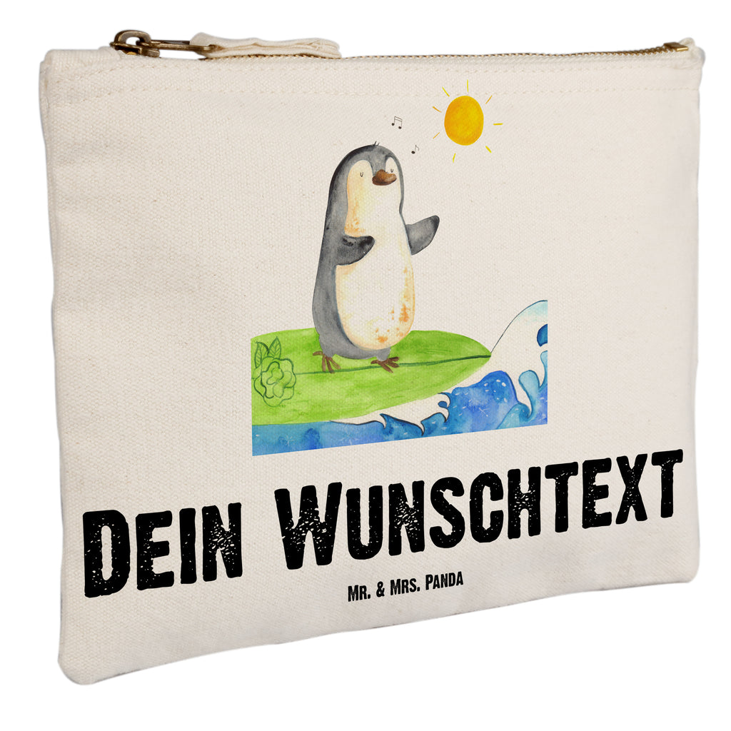 Personalisierte Schminktasche Pinguin Surfer Personalisierte Schminktasche, Personalisierte Kosmetiktasche, Personalisierter Kosmetikbeutel, Personalisiertes Stiftemäppchen, Personalisiertes Etui, Personalisierte Federmappe, Personalisierte Makeup Bag, Personalisiertes Schminketui, Personalisiertes Kosmetiketui, Personalisiertes Schlamperetui, Schminktasche mit Namen, Kosmetiktasche mit Namen, Kosmetikbeutel mit Namen, Stiftemäppchen mit Namen, Etui mit Namen, Federmappe mit Namen, Makeup Bg  mit Namen, Schminketui mit Namen, Kosmetiketui mit Namen, Schlamperetui mit Namen, Schminktasche personalisieren, Schminktasche bedrucken, Schminktasche selbst gestalten, Pinguin, Pinguine, surfen, Surfer, Hawaii, Urlaub, Wellen, Wellen reiten, Portugal