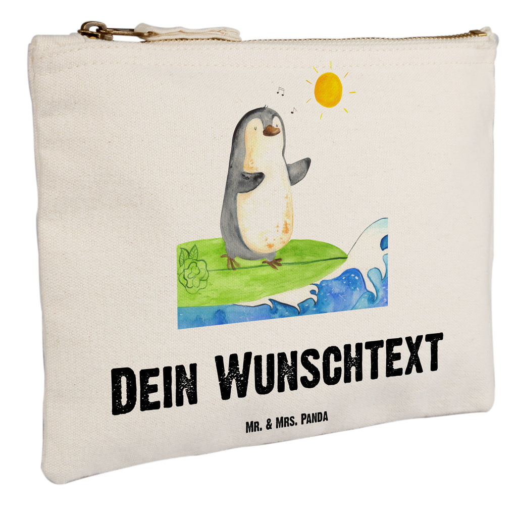 Personalisierte Schminktasche Pinguin Surfer Personalisierte Schminktasche, Personalisierte Kosmetiktasche, Personalisierter Kosmetikbeutel, Personalisiertes Stiftemäppchen, Personalisiertes Etui, Personalisierte Federmappe, Personalisierte Makeup Bag, Personalisiertes Schminketui, Personalisiertes Kosmetiketui, Personalisiertes Schlamperetui, Schminktasche mit Namen, Kosmetiktasche mit Namen, Kosmetikbeutel mit Namen, Stiftemäppchen mit Namen, Etui mit Namen, Federmappe mit Namen, Makeup Bg  mit Namen, Schminketui mit Namen, Kosmetiketui mit Namen, Schlamperetui mit Namen, Schminktasche personalisieren, Schminktasche bedrucken, Schminktasche selbst gestalten, Pinguin, Pinguine, surfen, Surfer, Hawaii, Urlaub, Wellen, Wellen reiten, Portugal