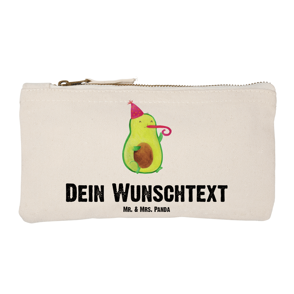 Personalisierte Schminktasche Avocado Partyhupe Personalisierte Schminktasche, Personalisierte Kosmetiktasche, Personalisierter Kosmetikbeutel, Personalisiertes Stiftemäppchen, Personalisiertes Etui, Personalisierte Federmappe, Personalisierte Makeup Bag, Personalisiertes Schminketui, Personalisiertes Kosmetiketui, Personalisiertes Schlamperetui, Schminktasche mit Namen, Kosmetiktasche mit Namen, Kosmetikbeutel mit Namen, Stiftemäppchen mit Namen, Etui mit Namen, Federmappe mit Namen, Makeup Bg  mit Namen, Schminketui mit Namen, Kosmetiketui mit Namen, Schlamperetui mit Namen, Schminktasche personalisieren, Schminktasche bedrucken, Schminktasche selbst gestalten, Avocado, Veggie, Vegan, Gesund, Party, Feierlichkeit, Feier, Fete, Geburtstag, Gute Laune, Tröte