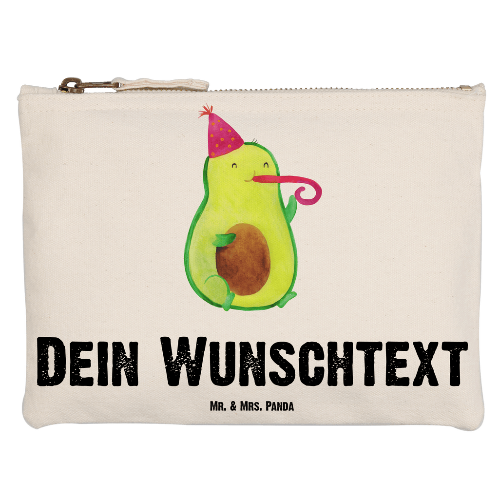 Personalisierte Schminktasche Avocado Partyhupe Personalisierte Schminktasche, Personalisierte Kosmetiktasche, Personalisierter Kosmetikbeutel, Personalisiertes Stiftemäppchen, Personalisiertes Etui, Personalisierte Federmappe, Personalisierte Makeup Bag, Personalisiertes Schminketui, Personalisiertes Kosmetiketui, Personalisiertes Schlamperetui, Schminktasche mit Namen, Kosmetiktasche mit Namen, Kosmetikbeutel mit Namen, Stiftemäppchen mit Namen, Etui mit Namen, Federmappe mit Namen, Makeup Bg  mit Namen, Schminketui mit Namen, Kosmetiketui mit Namen, Schlamperetui mit Namen, Schminktasche personalisieren, Schminktasche bedrucken, Schminktasche selbst gestalten, Avocado, Veggie, Vegan, Gesund, Party, Feierlichkeit, Feier, Fete, Geburtstag, Gute Laune, Tröte