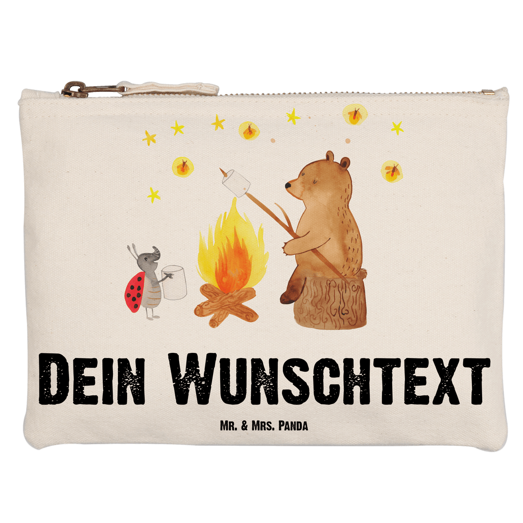 Personalisierte Schminktasche Bär & Marienkäfer Lagerfeuer Personalisierte Schminktasche, Personalisierte Kosmetiktasche, Personalisierter Kosmetikbeutel, Personalisiertes Stiftemäppchen, Personalisiertes Etui, Personalisierte Federmappe, Personalisierte Makeup Bag, Personalisiertes Schminketui, Personalisiertes Kosmetiketui, Personalisiertes Schlamperetui, Schminktasche mit Namen, Kosmetiktasche mit Namen, Kosmetikbeutel mit Namen, Stiftemäppchen mit Namen, Etui mit Namen, Federmappe mit Namen, Makeup Bg  mit Namen, Schminketui mit Namen, Kosmetiketui mit Namen, Schlamperetui mit Namen, Schminktasche personalisieren, Schminktasche bedrucken, Schminktasche selbst gestalten, Bär, Teddy, Teddybär, Lagerfeuer