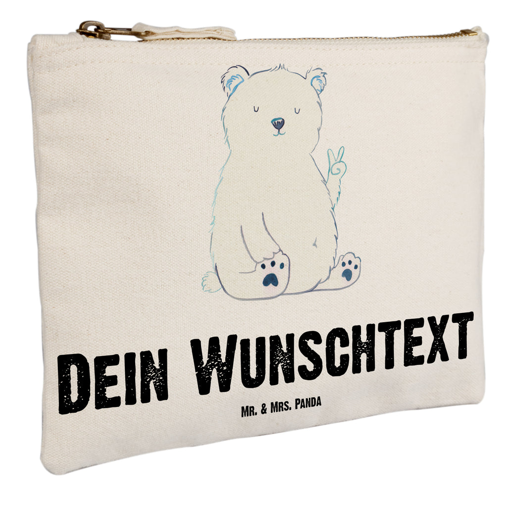 Personalisierte Schminktasche Eisbär Faul Personalisierte Schminktasche, Personalisierte Kosmetiktasche, Personalisierter Kosmetikbeutel, Personalisiertes Stiftemäppchen, Personalisiertes Etui, Personalisierte Federmappe, Personalisierte Makeup Bag, Personalisiertes Schminketui, Personalisiertes Kosmetiketui, Personalisiertes Schlamperetui, Schminktasche mit Namen, Kosmetiktasche mit Namen, Kosmetikbeutel mit Namen, Stiftemäppchen mit Namen, Etui mit Namen, Federmappe mit Namen, Makeup Bg  mit Namen, Schminketui mit Namen, Kosmetiketui mit Namen, Schlamperetui mit Namen, Schminktasche personalisieren, Schminktasche bedrucken, Schminktasche selbst gestalten, Bär, Teddy, Teddybär, Eisbär, Nordpol, Faul, Entspannen, Relaxen, Büro, Arbeit, Bürojob, Arbeitsplatz, Homeoffice