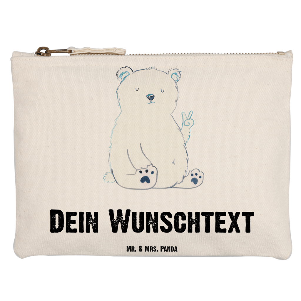 Personalisierte Schminktasche Eisbär Faul Personalisierte Schminktasche, Personalisierte Kosmetiktasche, Personalisierter Kosmetikbeutel, Personalisiertes Stiftemäppchen, Personalisiertes Etui, Personalisierte Federmappe, Personalisierte Makeup Bag, Personalisiertes Schminketui, Personalisiertes Kosmetiketui, Personalisiertes Schlamperetui, Schminktasche mit Namen, Kosmetiktasche mit Namen, Kosmetikbeutel mit Namen, Stiftemäppchen mit Namen, Etui mit Namen, Federmappe mit Namen, Makeup Bg  mit Namen, Schminketui mit Namen, Kosmetiketui mit Namen, Schlamperetui mit Namen, Schminktasche personalisieren, Schminktasche bedrucken, Schminktasche selbst gestalten, Bär, Teddy, Teddybär, Eisbär, Nordpol, Faul, Entspannen, Relaxen, Büro, Arbeit, Bürojob, Arbeitsplatz, Homeoffice