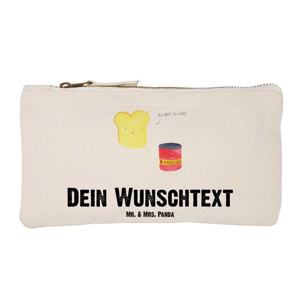 Personalisierte Schminktasche Toast & Marmelade Personalisierte Schminktasche, Personalisierte Kosmetiktasche, Personalisierter Kosmetikbeutel, Personalisiertes Stiftemäppchen, Personalisiertes Etui, Personalisierte Federmappe, Personalisierte Makeup Bag, Personalisiertes Schminketui, Personalisiertes Kosmetiketui, Personalisiertes Schlamperetui, Schminktasche mit Namen, Kosmetiktasche mit Namen, Kosmetikbeutel mit Namen, Stiftemäppchen mit Namen, Etui mit Namen, Federmappe mit Namen, Makeup Bg  mit Namen, Schminketui mit Namen, Kosmetiketui mit Namen, Schlamperetui mit Namen, Schminktasche personalisieren, Schminktasche bedrucken, Schminktasche selbst gestalten, süße Tiermotive, gute Laune, lustige Sprüche, Tiere, Toast, Marmelade, Dreamteam, süße Postkarte, süß, Küche Deko, Küche Spruch, Frühstück Einladung, Brot, Toastbrot