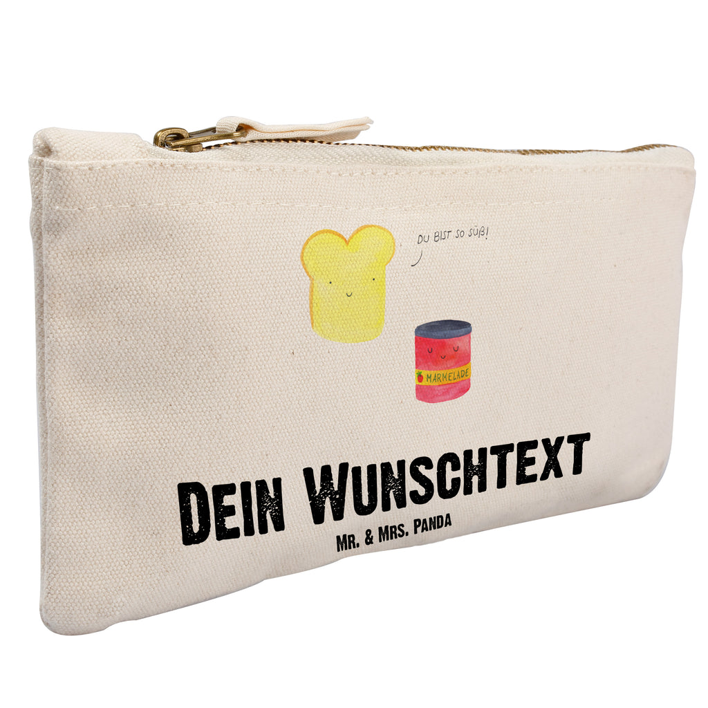 Personalisierte Schminktasche Toast & Marmelade Personalisierte Schminktasche, Personalisierte Kosmetiktasche, Personalisierter Kosmetikbeutel, Personalisiertes Stiftemäppchen, Personalisiertes Etui, Personalisierte Federmappe, Personalisierte Makeup Bag, Personalisiertes Schminketui, Personalisiertes Kosmetiketui, Personalisiertes Schlamperetui, Schminktasche mit Namen, Kosmetiktasche mit Namen, Kosmetikbeutel mit Namen, Stiftemäppchen mit Namen, Etui mit Namen, Federmappe mit Namen, Makeup Bg  mit Namen, Schminketui mit Namen, Kosmetiketui mit Namen, Schlamperetui mit Namen, Schminktasche personalisieren, Schminktasche bedrucken, Schminktasche selbst gestalten, süße Tiermotive, gute Laune, lustige Sprüche, Tiere, Toast, Marmelade, Dreamteam, süße Postkarte, süß, Küche Deko, Küche Spruch, Frühstück Einladung, Brot, Toastbrot