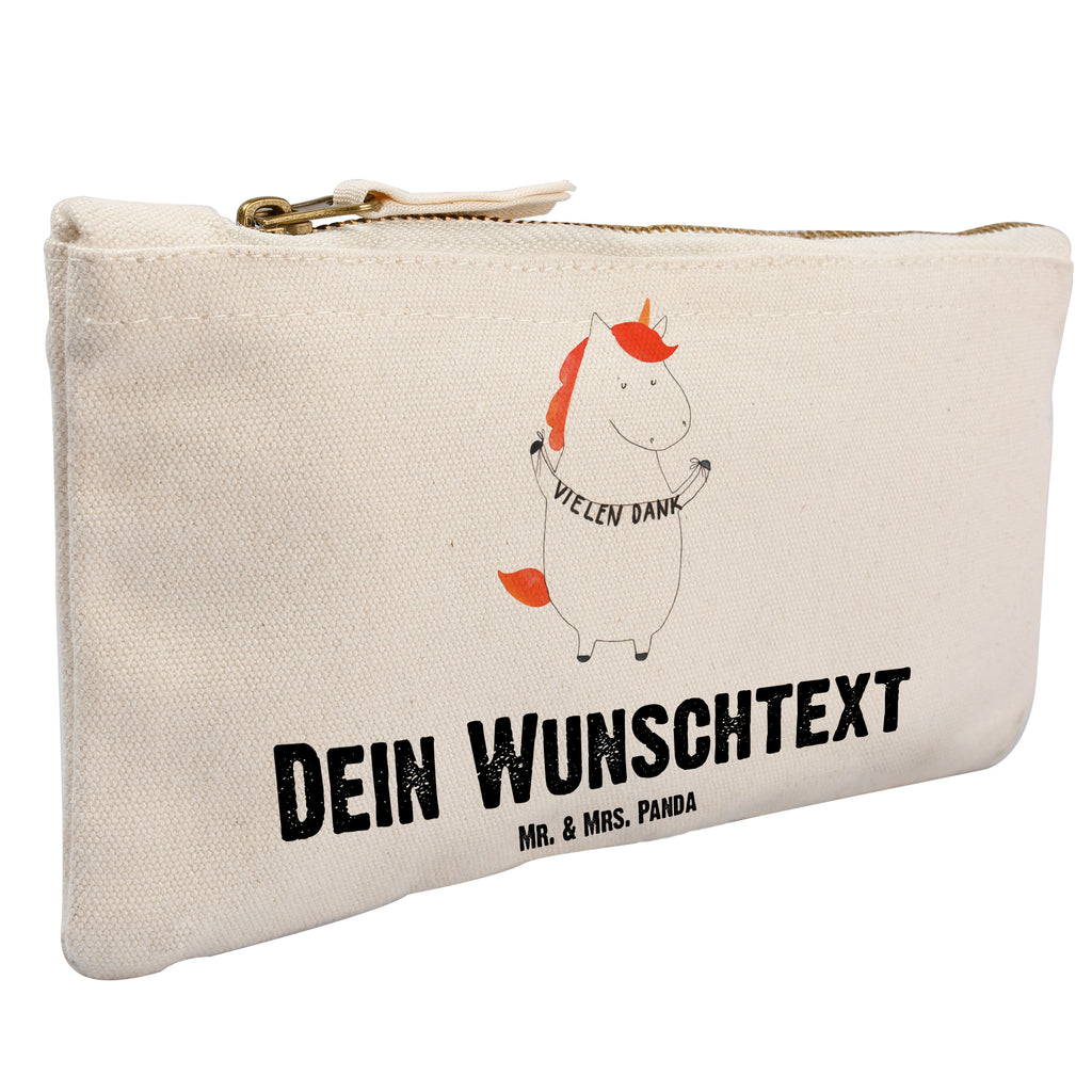 Personalisierte Schminktasche Einhorn Vielen Dank Personalisierte Schminktasche, Personalisierte Kosmetiktasche, Personalisierter Kosmetikbeutel, Personalisiertes Stiftemäppchen, Personalisiertes Etui, Personalisierte Federmappe, Personalisierte Makeup Bag, Personalisiertes Schminketui, Personalisiertes Kosmetiketui, Personalisiertes Schlamperetui, Schminktasche mit Namen, Kosmetiktasche mit Namen, Kosmetikbeutel mit Namen, Stiftemäppchen mit Namen, Etui mit Namen, Federmappe mit Namen, Makeup Bg  mit Namen, Schminketui mit Namen, Kosmetiketui mit Namen, Schlamperetui mit Namen, Schminktasche personalisieren, Schminktasche bedrucken, Schminktasche selbst gestalten, Einhorn, Einhörner, Einhorn Deko, Pegasus, Unicorn, Danke, vielen Dank, Dankeschön, Danksagung