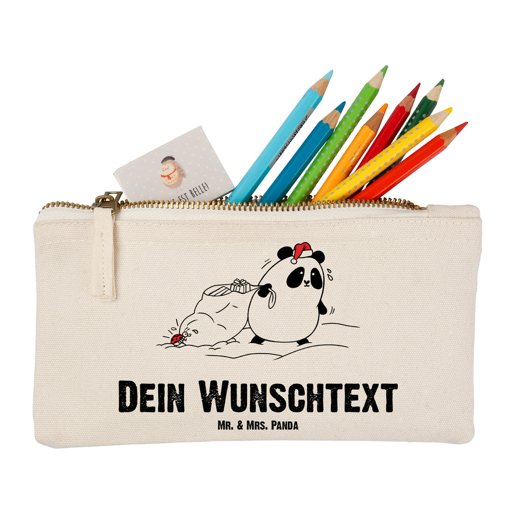 Personalisierte Schminktasche Easy & Peasy Frohe Weihnachten