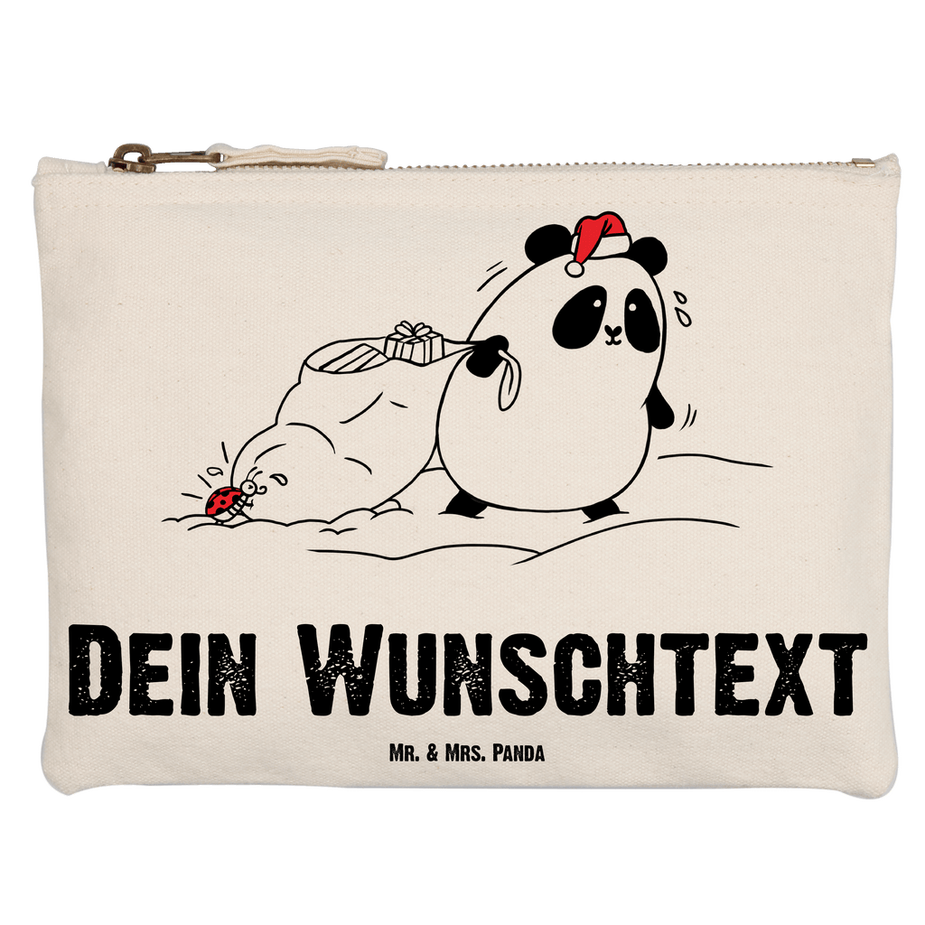 Personalisierte Schminktasche Easy & Peasy Frohe Weihnachten