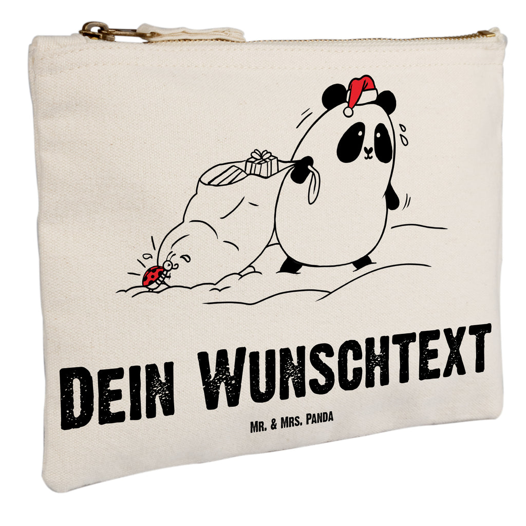 Personalisierte Schminktasche Easy & Peasy Frohe Weihnachten