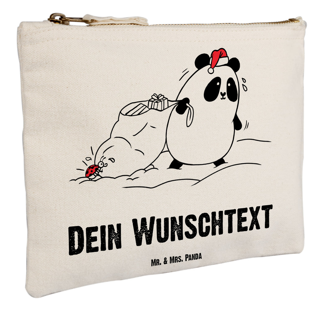 Personalisierte Schminktasche Easy & Peasy Frohe Weihnachten