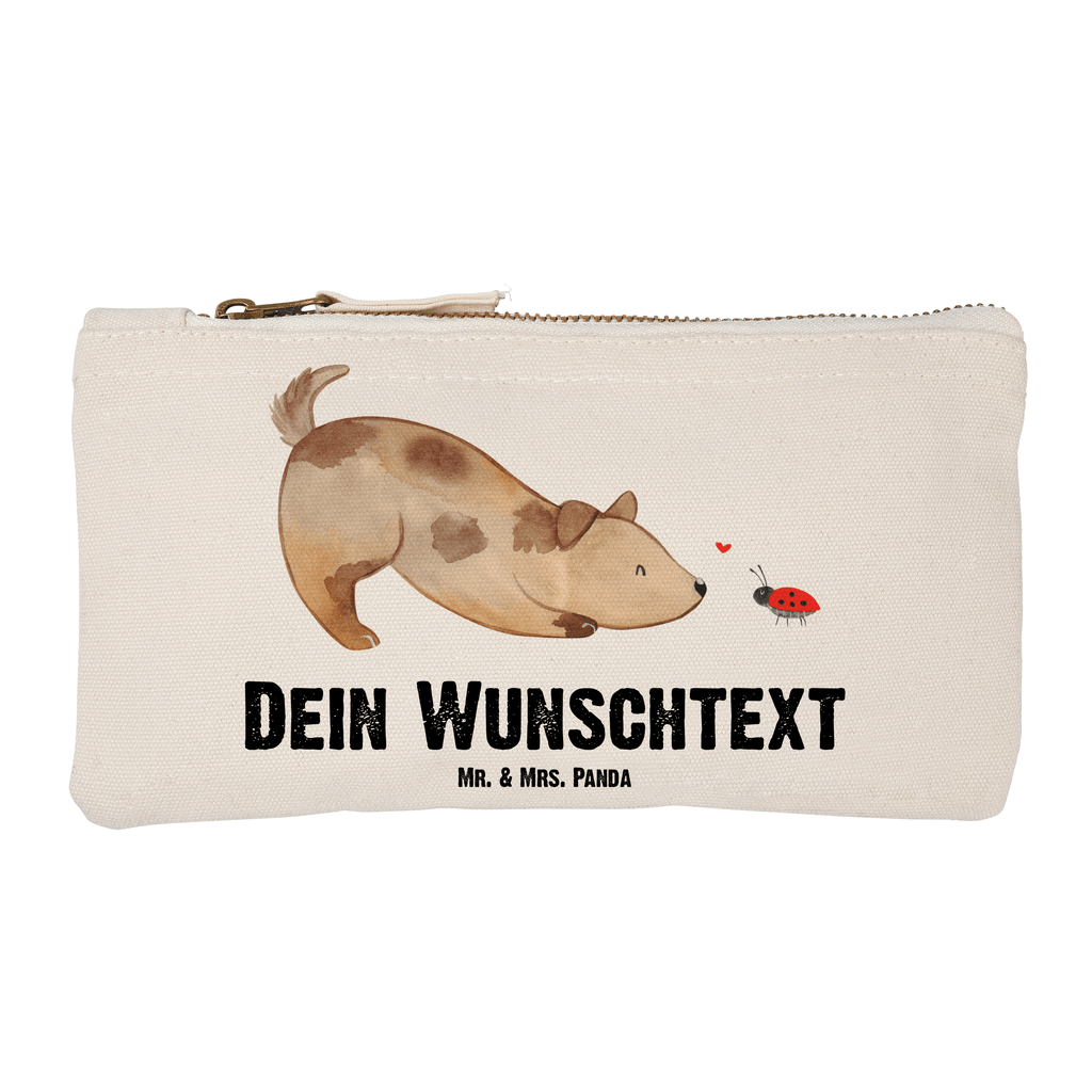 Personalisierte Schminktasche Hund Marienkäfer Personalisierte Schminktasche, Personalisierte Kosmetiktasche, Personalisierter Kosmetikbeutel, Personalisiertes Stiftemäppchen, Personalisiertes Etui, Personalisierte Federmappe, Personalisierte Makeup Bag, Personalisiertes Schminketui, Personalisiertes Kosmetiketui, Personalisiertes Schlamperetui, Schminktasche mit Namen, Kosmetiktasche mit Namen, Kosmetikbeutel mit Namen, Stiftemäppchen mit Namen, Etui mit Namen, Federmappe mit Namen, Makeup Bg  mit Namen, Schminketui mit Namen, Kosmetiketui mit Namen, Schlamperetui mit Namen, Schminktasche personalisieren, Schminktasche bedrucken, Schminktasche selbst gestalten, Hund, Hundemotiv, Haustier, Hunderasse, Tierliebhaber, Hundebesitzer, Sprüche, Hunde, Hundespruch, Marienkäfer, Mischling, Mischlinghund