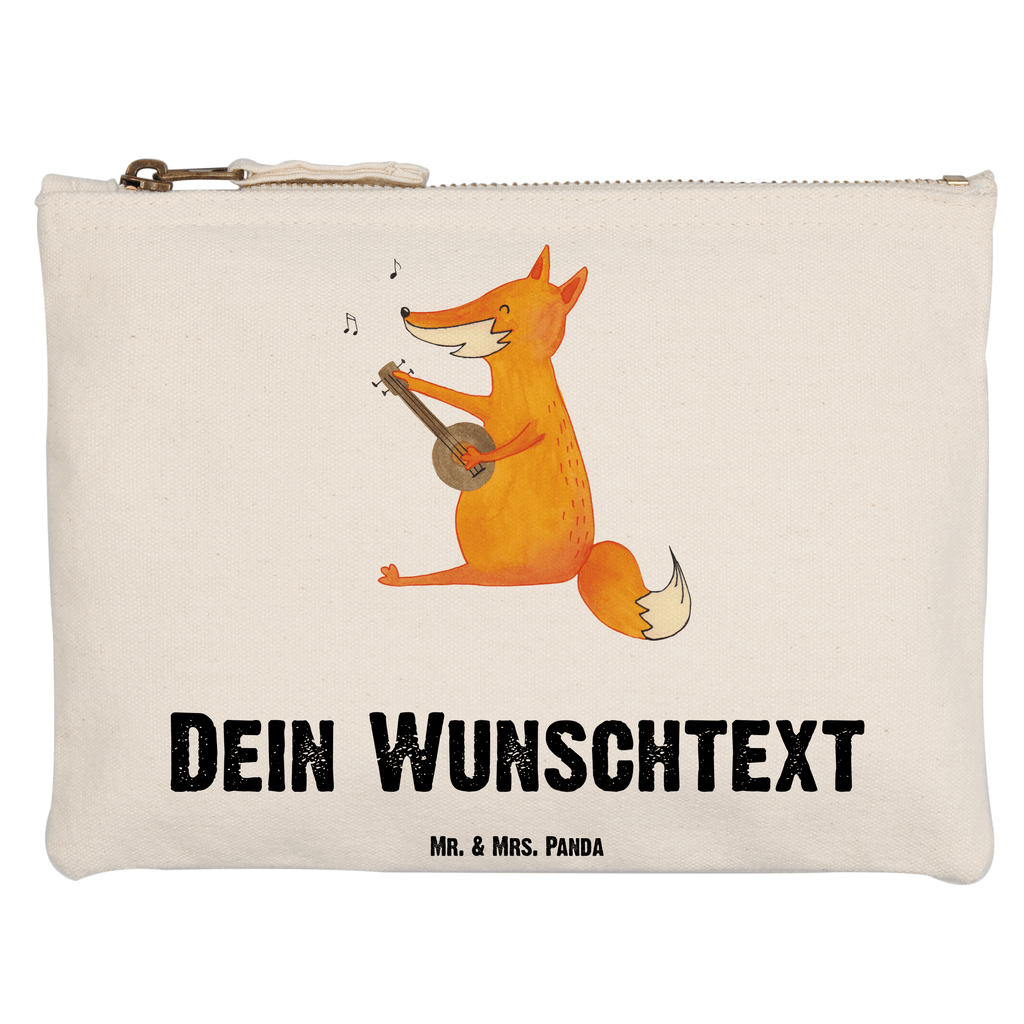 Personalisierte Schminktasche Fuchs Gitarre Personalisierte Schminktasche, Personalisierte Kosmetiktasche, Personalisierter Kosmetikbeutel, Personalisiertes Stiftemäppchen, Personalisiertes Etui, Personalisierte Federmappe, Personalisierte Makeup Bag, Personalisiertes Schminketui, Personalisiertes Kosmetiketui, Personalisiertes Schlamperetui, Schminktasche mit Namen, Kosmetiktasche mit Namen, Kosmetikbeutel mit Namen, Stiftemäppchen mit Namen, Etui mit Namen, Federmappe mit Namen, Makeup Bg  mit Namen, Schminketui mit Namen, Kosmetiketui mit Namen, Schlamperetui mit Namen, Schminktasche personalisieren, Schminktasche bedrucken, Schminktasche selbst gestalten, Fuchs, Füchse, Geschenk Musiker, Musik Spruch, Musikerin, Sänger, Sängerin, Gitarre