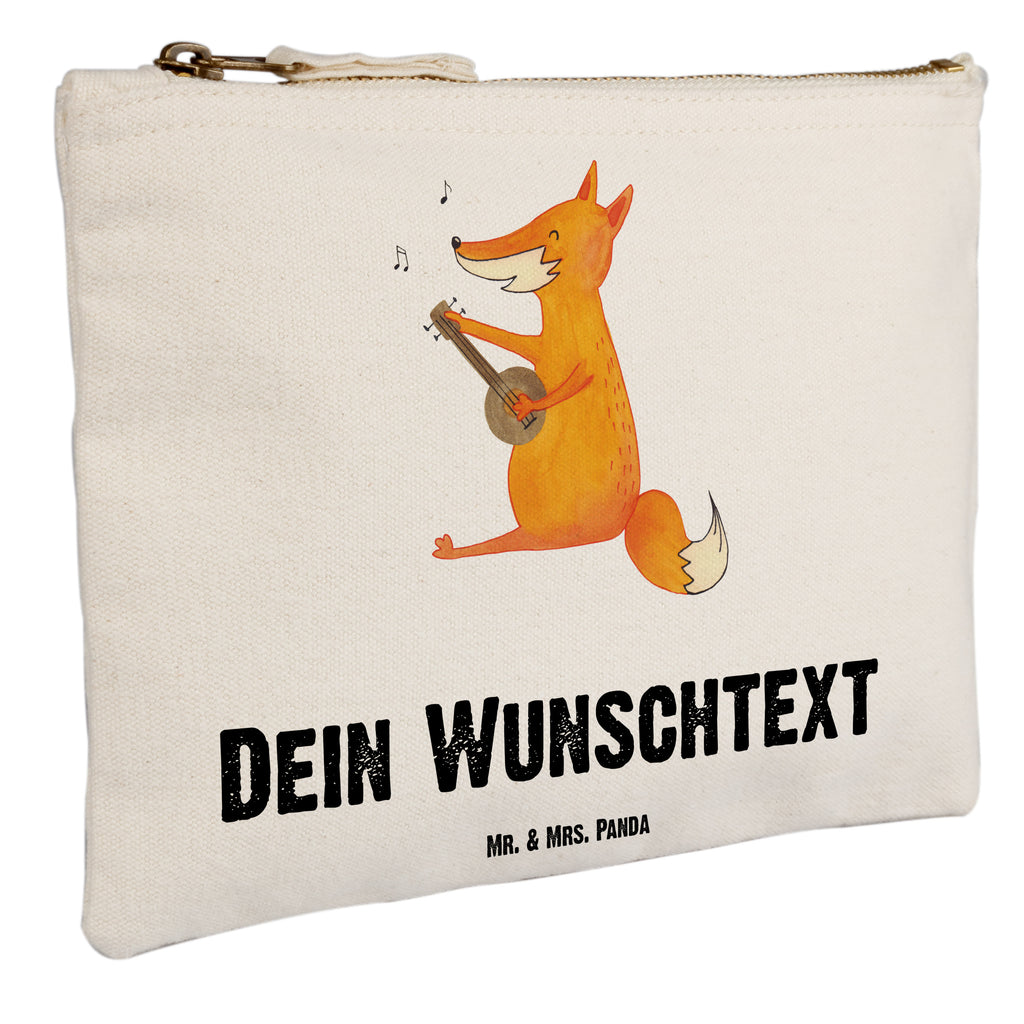 Personalisierte Schminktasche Fuchs Gitarre Personalisierte Schminktasche, Personalisierte Kosmetiktasche, Personalisierter Kosmetikbeutel, Personalisiertes Stiftemäppchen, Personalisiertes Etui, Personalisierte Federmappe, Personalisierte Makeup Bag, Personalisiertes Schminketui, Personalisiertes Kosmetiketui, Personalisiertes Schlamperetui, Schminktasche mit Namen, Kosmetiktasche mit Namen, Kosmetikbeutel mit Namen, Stiftemäppchen mit Namen, Etui mit Namen, Federmappe mit Namen, Makeup Bg  mit Namen, Schminketui mit Namen, Kosmetiketui mit Namen, Schlamperetui mit Namen, Schminktasche personalisieren, Schminktasche bedrucken, Schminktasche selbst gestalten, Fuchs, Füchse, Geschenk Musiker, Musik Spruch, Musikerin, Sänger, Sängerin, Gitarre