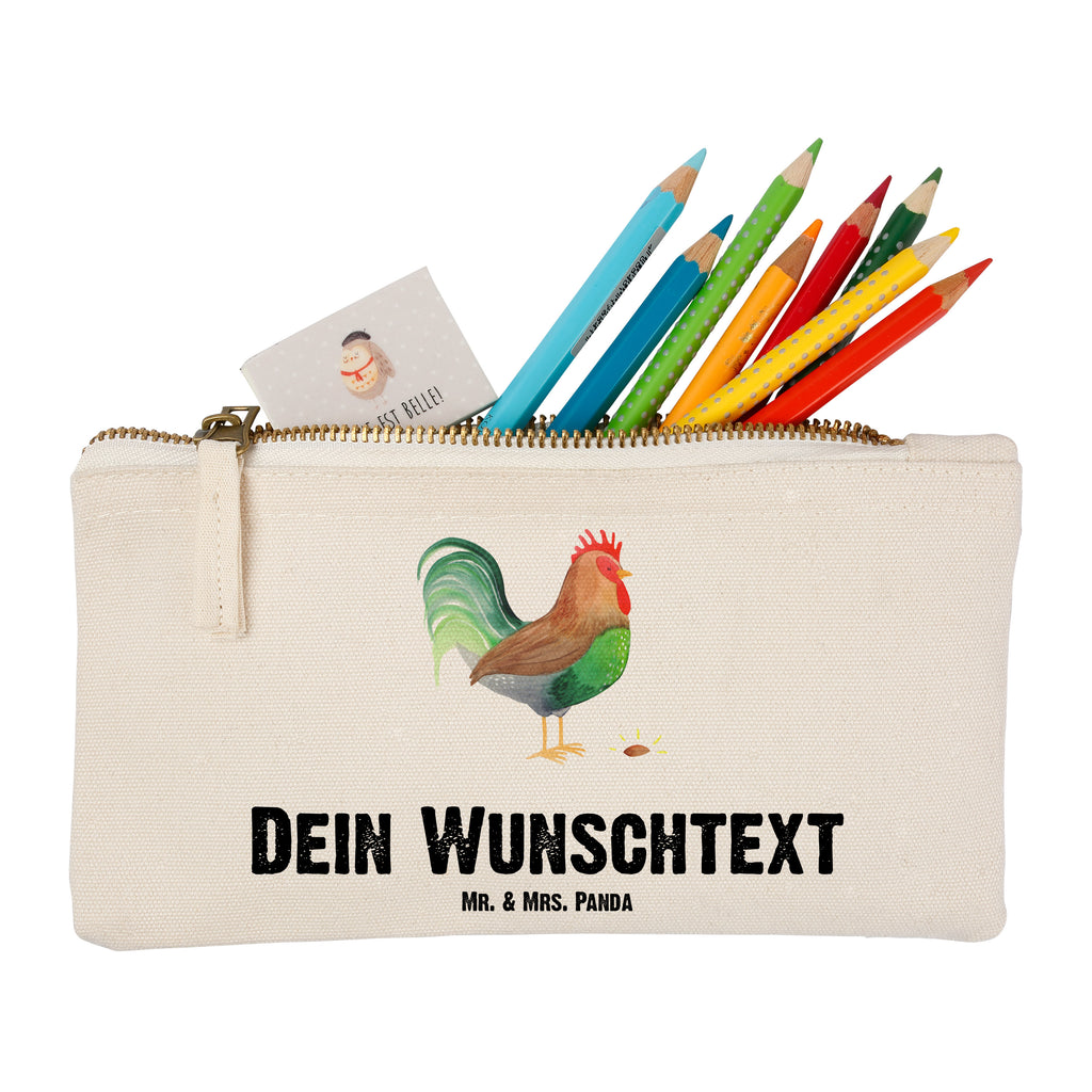 Personalisierte Schminktasche Hahn mit Korn Personalisierte Schminktasche, Personalisierte Kosmetiktasche, Personalisierter Kosmetikbeutel, Personalisiertes Stiftemäppchen, Personalisiertes Etui, Personalisierte Federmappe, Personalisierte Makeup Bag, Personalisiertes Schminketui, Personalisiertes Kosmetiketui, Personalisiertes Schlamperetui, Schminktasche mit Namen, Kosmetiktasche mit Namen, Kosmetikbeutel mit Namen, Stiftemäppchen mit Namen, Etui mit Namen, Federmappe mit Namen, Makeup Bg  mit Namen, Schminketui mit Namen, Kosmetiketui mit Namen, Schlamperetui mit Namen, Schminktasche personalisieren, Schminktasche bedrucken, Schminktasche selbst gestalten, Bauernhof, Hoftiere, Landwirt, Landwirtin, Hahn, Korn, Henne, Eier, Natur