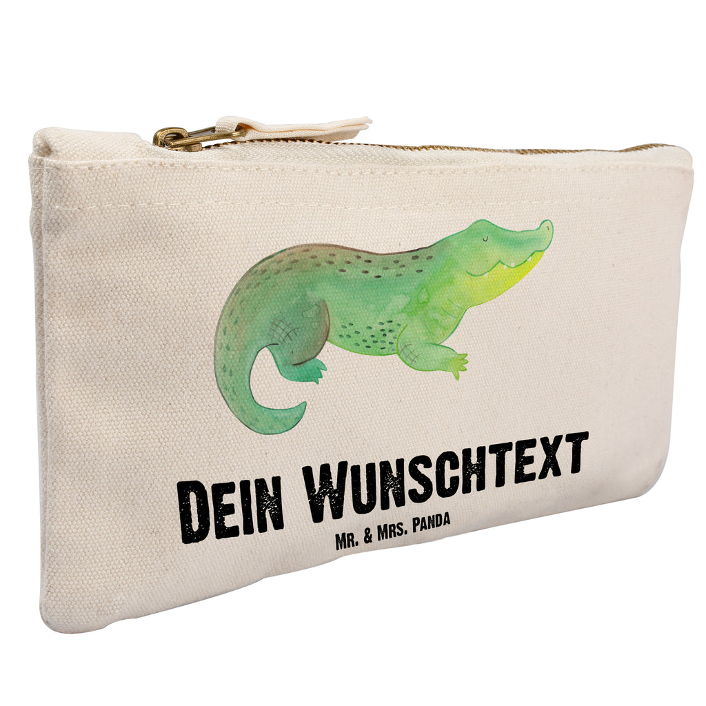 Personalisierte Schminktasche Krokodil Personalisierte Schminktasche, Personalisierte Kosmetiktasche, Personalisierter Kosmetikbeutel, Personalisiertes Stiftemäppchen, Personalisiertes Etui, Personalisierte Federmappe, Personalisierte Makeup Bag, Personalisiertes Schminketui, Personalisiertes Kosmetiketui, Personalisiertes Schlamperetui, Schminktasche mit Namen, Kosmetiktasche mit Namen, Kosmetikbeutel mit Namen, Stiftemäppchen mit Namen, Etui mit Namen, Federmappe mit Namen, Makeup Bg  mit Namen, Schminketui mit Namen, Kosmetiketui mit Namen, Schlamperetui mit Namen, Schminktasche personalisieren, Schminktasche bedrucken, Schminktasche selbst gestalten, Meerestiere, Meer, Urlaub, Krokodil, Krokodile, verrückt sein, spontan sein, Abenteuerlust, Reiselust, Freundin, beste Freundin, Lieblingsmensch