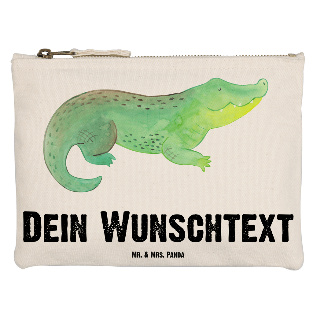 Personalisierte Schminktasche Krokodil Personalisierte Schminktasche, Personalisierte Kosmetiktasche, Personalisierter Kosmetikbeutel, Personalisiertes Stiftemäppchen, Personalisiertes Etui, Personalisierte Federmappe, Personalisierte Makeup Bag, Personalisiertes Schminketui, Personalisiertes Kosmetiketui, Personalisiertes Schlamperetui, Schminktasche mit Namen, Kosmetiktasche mit Namen, Kosmetikbeutel mit Namen, Stiftemäppchen mit Namen, Etui mit Namen, Federmappe mit Namen, Makeup Bg  mit Namen, Schminketui mit Namen, Kosmetiketui mit Namen, Schlamperetui mit Namen, Schminktasche personalisieren, Schminktasche bedrucken, Schminktasche selbst gestalten, Meerestiere, Meer, Urlaub, Krokodil, Krokodile, verrückt sein, spontan sein, Abenteuerlust, Reiselust, Freundin, beste Freundin, Lieblingsmensch