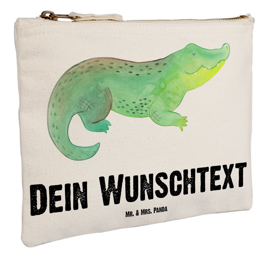 Personalisierte Schminktasche Krokodil Personalisierte Schminktasche, Personalisierte Kosmetiktasche, Personalisierter Kosmetikbeutel, Personalisiertes Stiftemäppchen, Personalisiertes Etui, Personalisierte Federmappe, Personalisierte Makeup Bag, Personalisiertes Schminketui, Personalisiertes Kosmetiketui, Personalisiertes Schlamperetui, Schminktasche mit Namen, Kosmetiktasche mit Namen, Kosmetikbeutel mit Namen, Stiftemäppchen mit Namen, Etui mit Namen, Federmappe mit Namen, Makeup Bg  mit Namen, Schminketui mit Namen, Kosmetiketui mit Namen, Schlamperetui mit Namen, Schminktasche personalisieren, Schminktasche bedrucken, Schminktasche selbst gestalten, Meerestiere, Meer, Urlaub, Krokodil, Krokodile, verrückt sein, spontan sein, Abenteuerlust, Reiselust, Freundin, beste Freundin, Lieblingsmensch