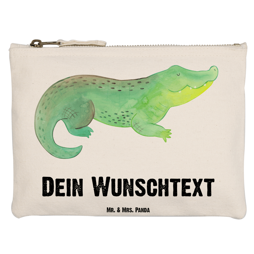 Personalisierte Schminktasche Krokodil Personalisierte Schminktasche, Personalisierte Kosmetiktasche, Personalisierter Kosmetikbeutel, Personalisiertes Stiftemäppchen, Personalisiertes Etui, Personalisierte Federmappe, Personalisierte Makeup Bag, Personalisiertes Schminketui, Personalisiertes Kosmetiketui, Personalisiertes Schlamperetui, Schminktasche mit Namen, Kosmetiktasche mit Namen, Kosmetikbeutel mit Namen, Stiftemäppchen mit Namen, Etui mit Namen, Federmappe mit Namen, Makeup Bg  mit Namen, Schminketui mit Namen, Kosmetiketui mit Namen, Schlamperetui mit Namen, Schminktasche personalisieren, Schminktasche bedrucken, Schminktasche selbst gestalten, Meerestiere, Meer, Urlaub, Krokodil, Krokodile, verrückt sein, spontan sein, Abenteuerlust, Reiselust, Freundin, beste Freundin, Lieblingsmensch