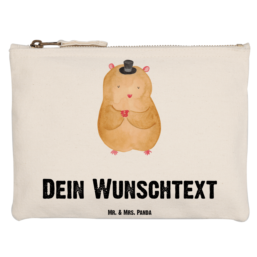 Personalisierte Schminktasche Hamster mit Hut Personalisierte Schminktasche, Personalisierte Kosmetiktasche, Personalisierter Kosmetikbeutel, Personalisiertes Stiftemäppchen, Personalisiertes Etui, Personalisierte Federmappe, Personalisierte Makeup Bag, Personalisiertes Schminketui, Personalisiertes Kosmetiketui, Personalisiertes Schlamperetui, Schminktasche mit Namen, Kosmetiktasche mit Namen, Kosmetikbeutel mit Namen, Stiftemäppchen mit Namen, Etui mit Namen, Federmappe mit Namen, Makeup Bg  mit Namen, Schminketui mit Namen, Kosmetiketui mit Namen, Schlamperetui mit Namen, Schminktasche personalisieren, Schminktasche bedrucken, Schminktasche selbst gestalten, süße Tiermotive, gute Laune, lustige Sprüche, Tiere, Hamster, Hut, Magier, Zylinder, Zwerghamster, Zauberer, Houdini
