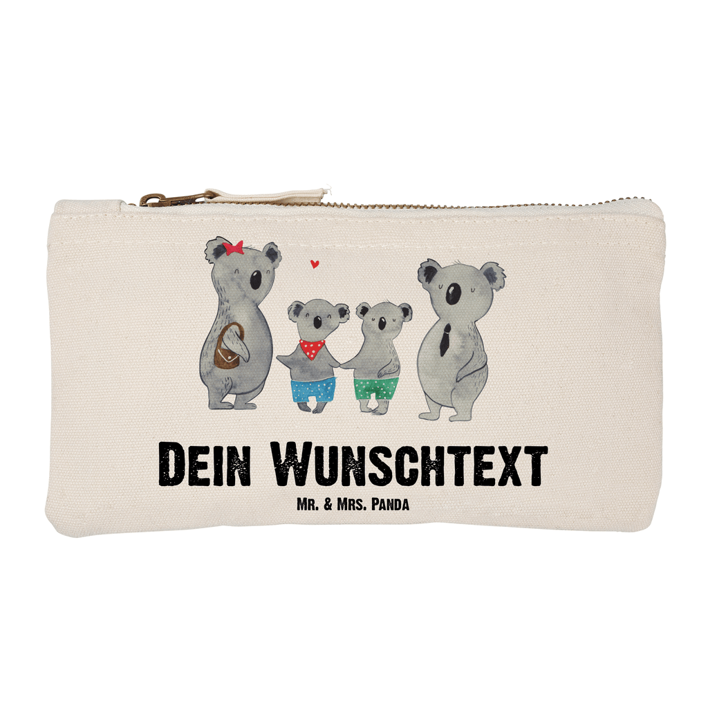 Personalisierte Schminktasche Koala Familie zwei Personalisierte Schminktasche, Personalisierte Kosmetiktasche, Personalisierter Kosmetikbeutel, Personalisiertes Stiftemäppchen, Personalisiertes Etui, Personalisierte Federmappe, Personalisierte Makeup Bag, Personalisiertes Schminketui, Personalisiertes Kosmetiketui, Personalisiertes Schlamperetui, Schminktasche mit Namen, Kosmetiktasche mit Namen, Kosmetikbeutel mit Namen, Stiftemäppchen mit Namen, Etui mit Namen, Federmappe mit Namen, Makeup Bg  mit Namen, Schminketui mit Namen, Kosmetiketui mit Namen, Schlamperetui mit Namen, Schminktasche personalisieren, Schminktasche bedrucken, Schminktasche selbst gestalten, Familie, Vatertag, Muttertag, Bruder, Schwester, Mama, Papa, Oma, Opa, Koala, Koalabär, beste Familie, Familienzeit, Familienleben, Koalafamilie, Lieblingsfamilie