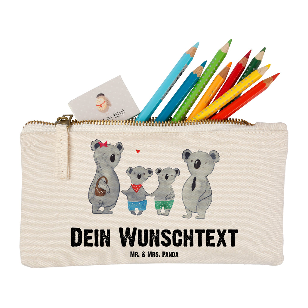Personalisierte Schminktasche Koala Familie zwei Personalisierte Schminktasche, Personalisierte Kosmetiktasche, Personalisierter Kosmetikbeutel, Personalisiertes Stiftemäppchen, Personalisiertes Etui, Personalisierte Federmappe, Personalisierte Makeup Bag, Personalisiertes Schminketui, Personalisiertes Kosmetiketui, Personalisiertes Schlamperetui, Schminktasche mit Namen, Kosmetiktasche mit Namen, Kosmetikbeutel mit Namen, Stiftemäppchen mit Namen, Etui mit Namen, Federmappe mit Namen, Makeup Bg  mit Namen, Schminketui mit Namen, Kosmetiketui mit Namen, Schlamperetui mit Namen, Schminktasche personalisieren, Schminktasche bedrucken, Schminktasche selbst gestalten, Familie, Vatertag, Muttertag, Bruder, Schwester, Mama, Papa, Oma, Opa, Koala, Koalabär, beste Familie, Familienzeit, Familienleben, Koalafamilie, Lieblingsfamilie