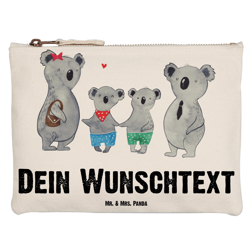 Personalisierte Schminktasche Koala Familie zwei Personalisierte Schminktasche, Personalisierte Kosmetiktasche, Personalisierter Kosmetikbeutel, Personalisiertes Stiftemäppchen, Personalisiertes Etui, Personalisierte Federmappe, Personalisierte Makeup Bag, Personalisiertes Schminketui, Personalisiertes Kosmetiketui, Personalisiertes Schlamperetui, Schminktasche mit Namen, Kosmetiktasche mit Namen, Kosmetikbeutel mit Namen, Stiftemäppchen mit Namen, Etui mit Namen, Federmappe mit Namen, Makeup Bg  mit Namen, Schminketui mit Namen, Kosmetiketui mit Namen, Schlamperetui mit Namen, Schminktasche personalisieren, Schminktasche bedrucken, Schminktasche selbst gestalten, Familie, Vatertag, Muttertag, Bruder, Schwester, Mama, Papa, Oma, Opa, Koala, Koalabär, beste Familie, Familienzeit, Familienleben, Koalafamilie, Lieblingsfamilie