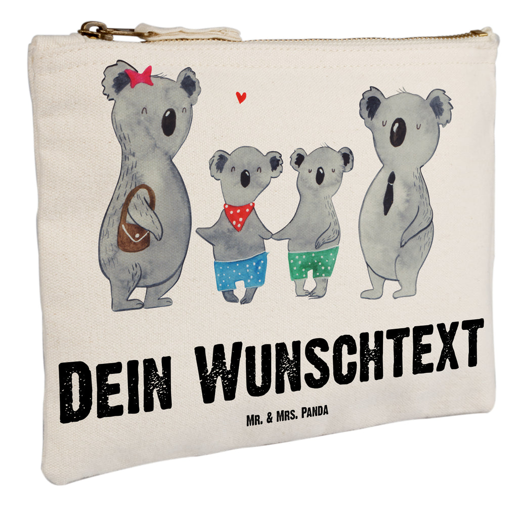 Personalisierte Schminktasche Koala Familie zwei Personalisierte Schminktasche, Personalisierte Kosmetiktasche, Personalisierter Kosmetikbeutel, Personalisiertes Stiftemäppchen, Personalisiertes Etui, Personalisierte Federmappe, Personalisierte Makeup Bag, Personalisiertes Schminketui, Personalisiertes Kosmetiketui, Personalisiertes Schlamperetui, Schminktasche mit Namen, Kosmetiktasche mit Namen, Kosmetikbeutel mit Namen, Stiftemäppchen mit Namen, Etui mit Namen, Federmappe mit Namen, Makeup Bg  mit Namen, Schminketui mit Namen, Kosmetiketui mit Namen, Schlamperetui mit Namen, Schminktasche personalisieren, Schminktasche bedrucken, Schminktasche selbst gestalten, Familie, Vatertag, Muttertag, Bruder, Schwester, Mama, Papa, Oma, Opa, Koala, Koalabär, beste Familie, Familienzeit, Familienleben, Koalafamilie, Lieblingsfamilie