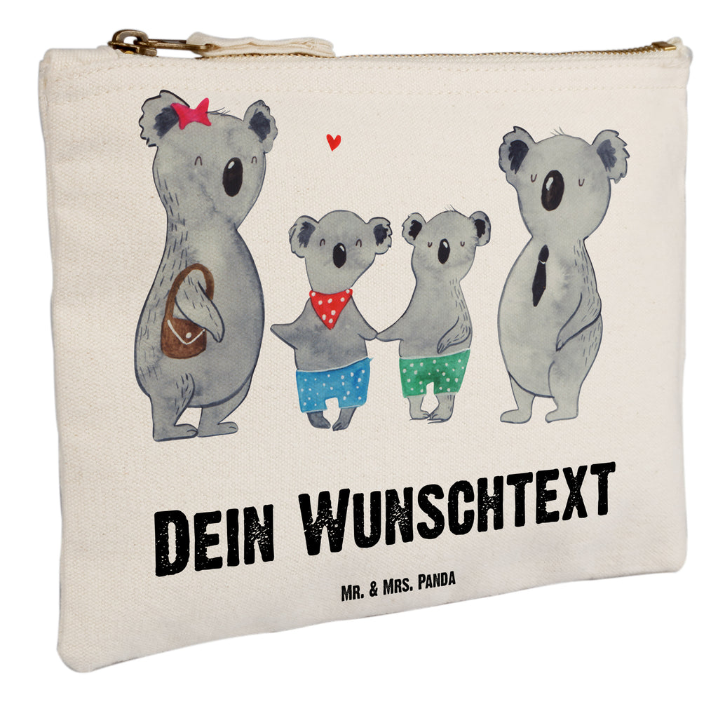 Personalisierte Schminktasche Koala Familie zwei Personalisierte Schminktasche, Personalisierte Kosmetiktasche, Personalisierter Kosmetikbeutel, Personalisiertes Stiftemäppchen, Personalisiertes Etui, Personalisierte Federmappe, Personalisierte Makeup Bag, Personalisiertes Schminketui, Personalisiertes Kosmetiketui, Personalisiertes Schlamperetui, Schminktasche mit Namen, Kosmetiktasche mit Namen, Kosmetikbeutel mit Namen, Stiftemäppchen mit Namen, Etui mit Namen, Federmappe mit Namen, Makeup Bg  mit Namen, Schminketui mit Namen, Kosmetiketui mit Namen, Schlamperetui mit Namen, Schminktasche personalisieren, Schminktasche bedrucken, Schminktasche selbst gestalten, Familie, Vatertag, Muttertag, Bruder, Schwester, Mama, Papa, Oma, Opa, Koala, Koalabär, beste Familie, Familienzeit, Familienleben, Koalafamilie, Lieblingsfamilie
