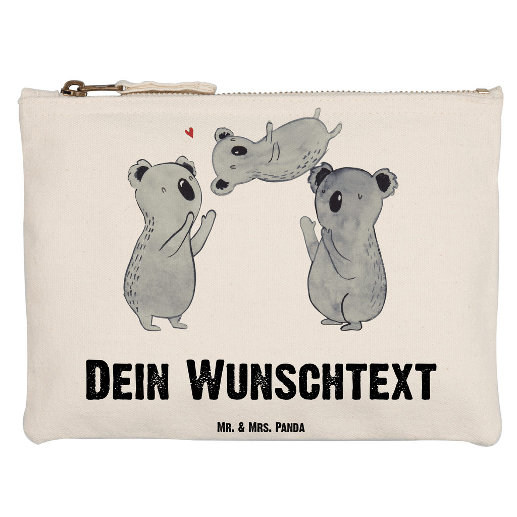 Personalisierte Schminktasche Koala Feiern Sich Personalisierte Schminktasche, Personalisierte Kosmetiktasche, Personalisierter Kosmetikbeutel, Personalisiertes Stiftemäppchen, Personalisiertes Etui, Personalisierte Federmappe, Personalisierte Makeup Bag, Personalisiertes Schminketui, Personalisiertes Kosmetiketui, Personalisiertes Schlamperetui, Schminktasche mit Namen, Kosmetiktasche mit Namen, Kosmetikbeutel mit Namen, Stiftemäppchen mit Namen, Etui mit Namen, Federmappe mit Namen, Makeup Bg  mit Namen, Schminketui mit Namen, Kosmetiketui mit Namen, Schlamperetui mit Namen, Schminktasche personalisieren, Schminktasche bedrucken, Schminktasche selbst gestalten, Geburtstag, Geburtstagsgeschenk, Geschenk, Koala, Familie, Kind, Eltern, Herz, Liebe