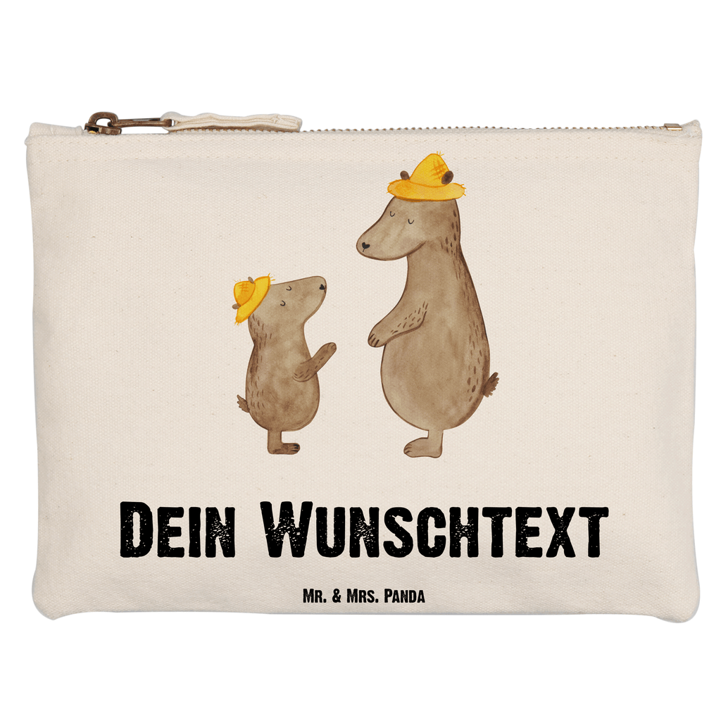 Personalisierte Schminktasche Bären mit Hut Personalisierte Schminktasche, Personalisierte Kosmetiktasche, Personalisierter Kosmetikbeutel, Personalisiertes Stiftemäppchen, Personalisiertes Etui, Personalisierte Federmappe, Personalisierte Makeup Bag, Personalisiertes Schminketui, Personalisiertes Kosmetiketui, Personalisiertes Schlamperetui, Schminktasche mit Namen, Kosmetiktasche mit Namen, Kosmetikbeutel mit Namen, Stiftemäppchen mit Namen, Etui mit Namen, Federmappe mit Namen, Makeup Bg  mit Namen, Schminketui mit Namen, Kosmetiketui mit Namen, Schlamperetui mit Namen, Schminktasche personalisieren, Schminktasche bedrucken, Schminktasche selbst gestalten, Familie, Vatertag, Muttertag, Bruder, Schwester, Mama, Papa, Oma, Opa, Bär, Bären, Vater, Papi, Paps, Dad, Daddy, Lieblingsmensch, Sohn, Söhne, Kind, Kinder, Vater-Sohn, Family, Vorbild