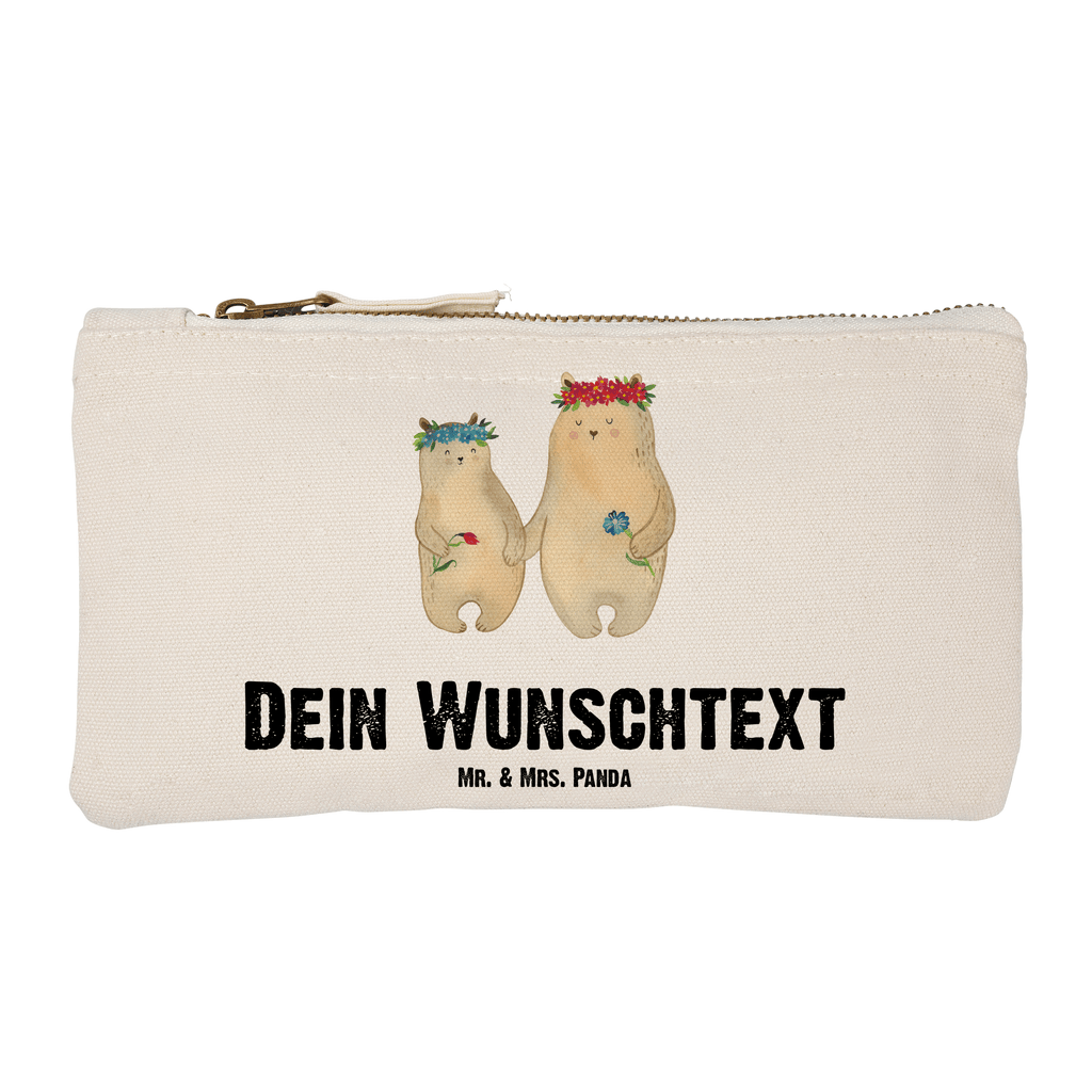 Personalisierte Schminktasche Bären mit Blumenkranz Personalisierte Schminktasche, Personalisierte Kosmetiktasche, Personalisierter Kosmetikbeutel, Personalisiertes Stiftemäppchen, Personalisiertes Etui, Personalisierte Federmappe, Personalisierte Makeup Bag, Personalisiertes Schminketui, Personalisiertes Kosmetiketui, Personalisiertes Schlamperetui, Schminktasche mit Namen, Kosmetiktasche mit Namen, Kosmetikbeutel mit Namen, Stiftemäppchen mit Namen, Etui mit Namen, Federmappe mit Namen, Makeup Bg  mit Namen, Schminketui mit Namen, Kosmetiketui mit Namen, Schlamperetui mit Namen, Schminktasche personalisieren, Schminktasche bedrucken, Schminktasche selbst gestalten, Familie, Vatertag, Muttertag, Bruder, Schwester, Mama, Papa, Oma, Opa, Bär, Bären, Mutter, Mutti, Mami, Lieblingsmensch, Lieblingsmama, beste Mutter, weltbeste Mama, Geschenk Mama. Muttertag, Tochter, Kind, Kinder, Töchter, Family, Vorbild