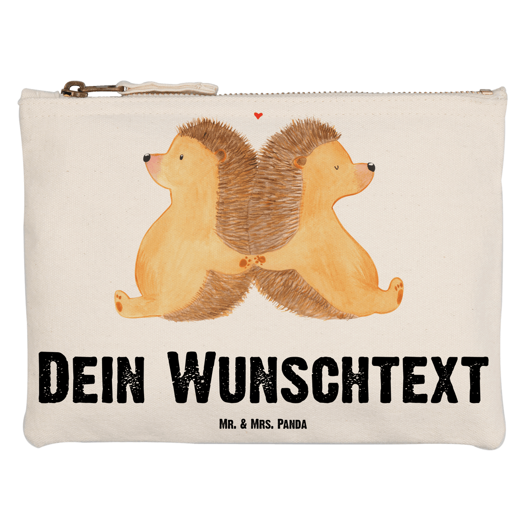 Personalisierte Schminktasche Igel händchenhaltend Personalisierte Schminktasche, Personalisierte Kosmetiktasche, Personalisierter Kosmetikbeutel, Personalisiertes Stiftemäppchen, Personalisiertes Etui, Personalisierte Federmappe, Personalisierte Makeup Bag, Personalisiertes Schminketui, Personalisiertes Kosmetiketui, Personalisiertes Schlamperetui, Schminktasche mit Namen, Kosmetiktasche mit Namen, Kosmetikbeutel mit Namen, Stiftemäppchen mit Namen, Etui mit Namen, Federmappe mit Namen, Makeup Bg  mit Namen, Schminketui mit Namen, Kosmetiketui mit Namen, Schlamperetui mit Namen, Schminktasche personalisieren, Schminktasche bedrucken, Schminktasche selbst gestalten, Liebe, Partner, Freund, Freundin, Ehemann, Ehefrau, Heiraten, Verlobung, Heiratsantrag, Liebesgeschenk, Jahrestag, Hocheitstag, Igel, Igelliebe, Hand in Hand, Liebesbeweis, große Liebe, Liebesbotschaft, Hochzeit, Lieblingsmensch, Gemeinsamkeit, Love, Geschenk für zwei