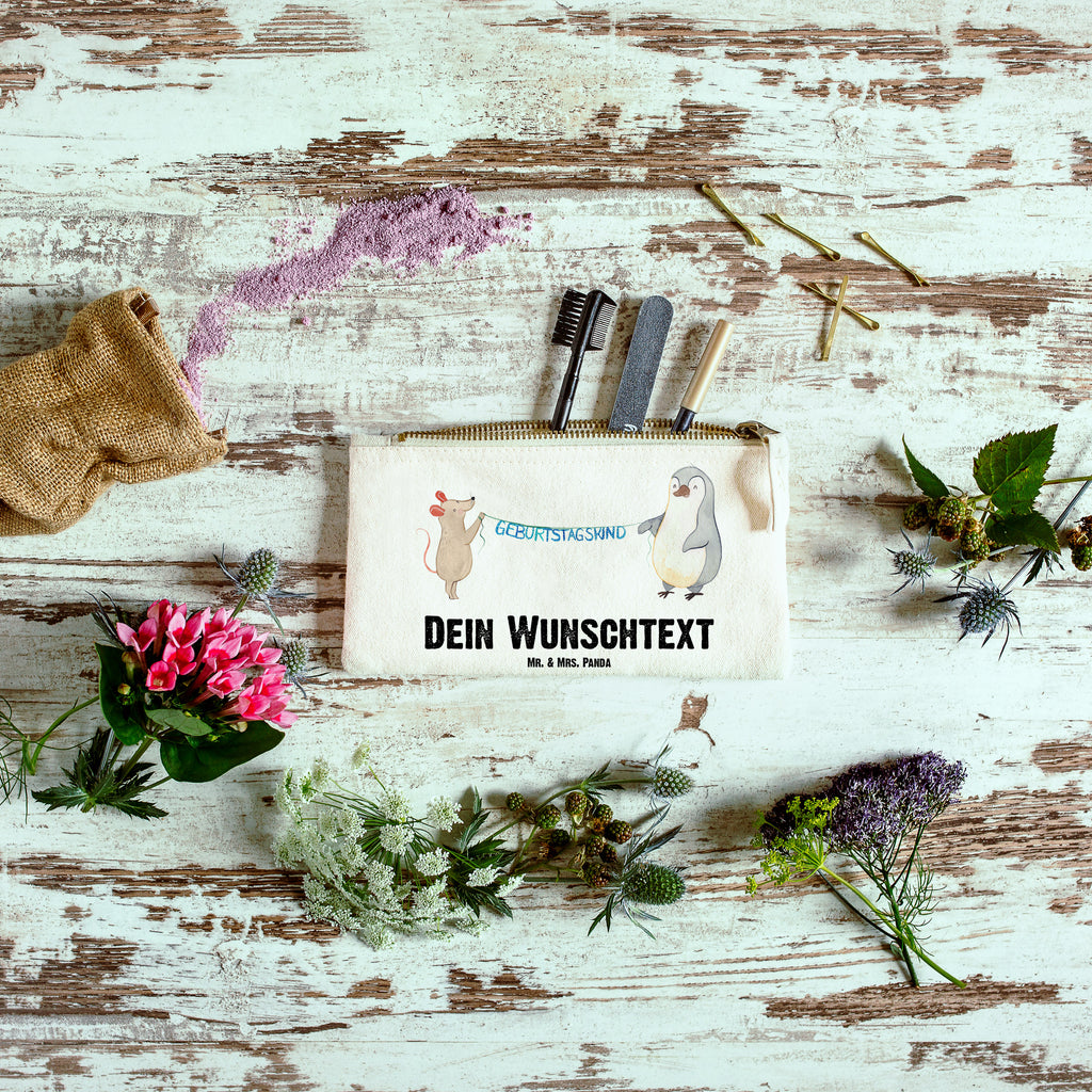 Personalisierte Schminktasche Maus Pinguin Geburtstag Personalisierte Schminktasche, Personalisierte Kosmetiktasche, Personalisierter Kosmetikbeutel, Personalisiertes Stiftemäppchen, Personalisiertes Etui, Personalisierte Federmappe, Personalisierte Makeup Bag, Personalisiertes Schminketui, Personalisiertes Kosmetiketui, Personalisiertes Schlamperetui, Schminktasche mit Namen, Kosmetiktasche mit Namen, Kosmetikbeutel mit Namen, Stiftemäppchen mit Namen, Etui mit Namen, Federmappe mit Namen, Makeup Bg  mit Namen, Schminketui mit Namen, Kosmetiketui mit Namen, Schlamperetui mit Namen, Schminktasche personalisieren, Schminktasche bedrucken, Schminktasche selbst gestalten, Geburtstag, Geburtstagsgeschenk, Geschenk, Maus, Pinguin, Geburtstage, Happy Birthday, Geburtstagsfeier