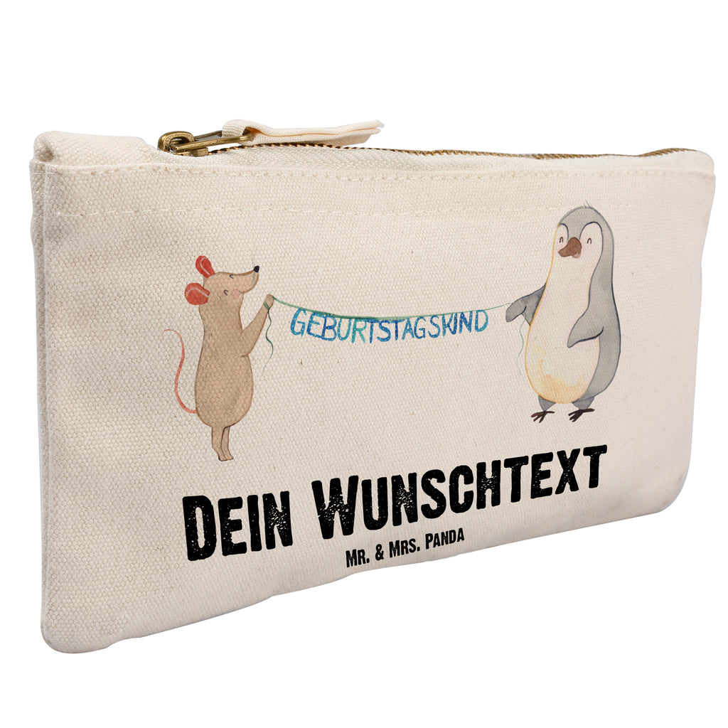 Personalisierte Schminktasche Maus Pinguin Geburtstag Personalisierte Schminktasche, Personalisierte Kosmetiktasche, Personalisierter Kosmetikbeutel, Personalisiertes Stiftemäppchen, Personalisiertes Etui, Personalisierte Federmappe, Personalisierte Makeup Bag, Personalisiertes Schminketui, Personalisiertes Kosmetiketui, Personalisiertes Schlamperetui, Schminktasche mit Namen, Kosmetiktasche mit Namen, Kosmetikbeutel mit Namen, Stiftemäppchen mit Namen, Etui mit Namen, Federmappe mit Namen, Makeup Bg  mit Namen, Schminketui mit Namen, Kosmetiketui mit Namen, Schlamperetui mit Namen, Schminktasche personalisieren, Schminktasche bedrucken, Schminktasche selbst gestalten, Geburtstag, Geburtstagsgeschenk, Geschenk, Maus, Pinguin, Geburtstage, Happy Birthday, Geburtstagsfeier
