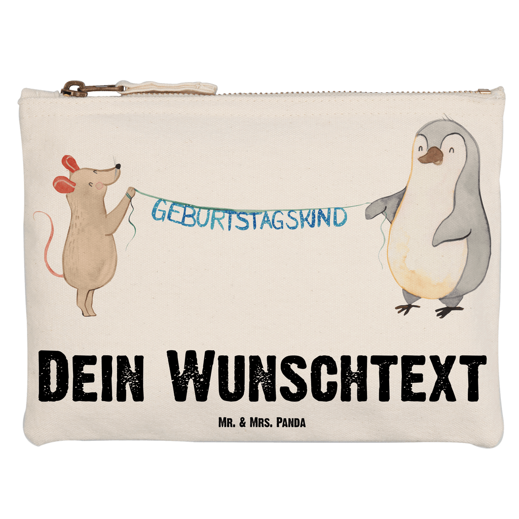 Personalisierte Schminktasche Maus Pinguin Geburtstag Personalisierte Schminktasche, Personalisierte Kosmetiktasche, Personalisierter Kosmetikbeutel, Personalisiertes Stiftemäppchen, Personalisiertes Etui, Personalisierte Federmappe, Personalisierte Makeup Bag, Personalisiertes Schminketui, Personalisiertes Kosmetiketui, Personalisiertes Schlamperetui, Schminktasche mit Namen, Kosmetiktasche mit Namen, Kosmetikbeutel mit Namen, Stiftemäppchen mit Namen, Etui mit Namen, Federmappe mit Namen, Makeup Bg  mit Namen, Schminketui mit Namen, Kosmetiketui mit Namen, Schlamperetui mit Namen, Schminktasche personalisieren, Schminktasche bedrucken, Schminktasche selbst gestalten, Geburtstag, Geburtstagsgeschenk, Geschenk, Maus, Pinguin, Geburtstage, Happy Birthday, Geburtstagsfeier