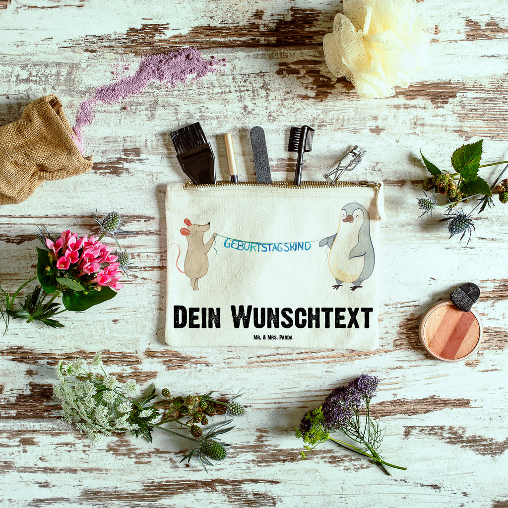 Personalisierte Schminktasche Maus Pinguin Geburtstag Personalisierte Schminktasche, Personalisierte Kosmetiktasche, Personalisierter Kosmetikbeutel, Personalisiertes Stiftemäppchen, Personalisiertes Etui, Personalisierte Federmappe, Personalisierte Makeup Bag, Personalisiertes Schminketui, Personalisiertes Kosmetiketui, Personalisiertes Schlamperetui, Schminktasche mit Namen, Kosmetiktasche mit Namen, Kosmetikbeutel mit Namen, Stiftemäppchen mit Namen, Etui mit Namen, Federmappe mit Namen, Makeup Bg  mit Namen, Schminketui mit Namen, Kosmetiketui mit Namen, Schlamperetui mit Namen, Schminktasche personalisieren, Schminktasche bedrucken, Schminktasche selbst gestalten, Geburtstag, Geburtstagsgeschenk, Geschenk, Maus, Pinguin, Geburtstage, Happy Birthday, Geburtstagsfeier