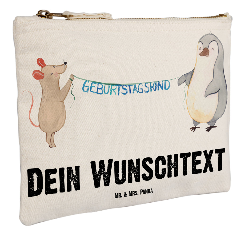 Personalisierte Schminktasche Maus Pinguin Geburtstag Personalisierte Schminktasche, Personalisierte Kosmetiktasche, Personalisierter Kosmetikbeutel, Personalisiertes Stiftemäppchen, Personalisiertes Etui, Personalisierte Federmappe, Personalisierte Makeup Bag, Personalisiertes Schminketui, Personalisiertes Kosmetiketui, Personalisiertes Schlamperetui, Schminktasche mit Namen, Kosmetiktasche mit Namen, Kosmetikbeutel mit Namen, Stiftemäppchen mit Namen, Etui mit Namen, Federmappe mit Namen, Makeup Bg  mit Namen, Schminketui mit Namen, Kosmetiketui mit Namen, Schlamperetui mit Namen, Schminktasche personalisieren, Schminktasche bedrucken, Schminktasche selbst gestalten, Geburtstag, Geburtstagsgeschenk, Geschenk, Maus, Pinguin, Geburtstage, Happy Birthday, Geburtstagsfeier