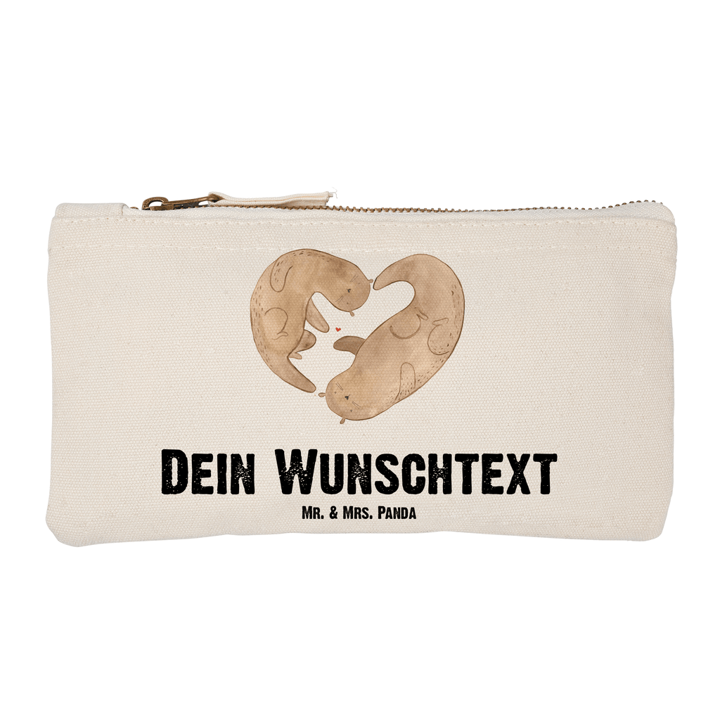 Personalisierte Schminktasche Otter Herz Personalisierte Schminktasche, Personalisierte Kosmetiktasche, Personalisierter Kosmetikbeutel, Personalisiertes Stiftemäppchen, Personalisiertes Etui, Personalisierte Federmappe, Personalisierte Makeup Bag, Personalisiertes Schminketui, Personalisiertes Kosmetiketui, Personalisiertes Schlamperetui, Schminktasche mit Namen, Kosmetiktasche mit Namen, Kosmetikbeutel mit Namen, Stiftemäppchen mit Namen, Etui mit Namen, Federmappe mit Namen, Makeup Bg  mit Namen, Schminketui mit Namen, Kosmetiketui mit Namen, Schlamperetui mit Namen, Schminktasche personalisieren, Schminktasche bedrucken, Schminktasche selbst gestalten, Otter, Fischotter, Seeotter, Liebe, Herz, Liebesbeweis, Liebesgeschenk, Bessere Hälfte, Love you, Jahrestag, Hochzeitstag, Verlobung, gemeinsames Leben