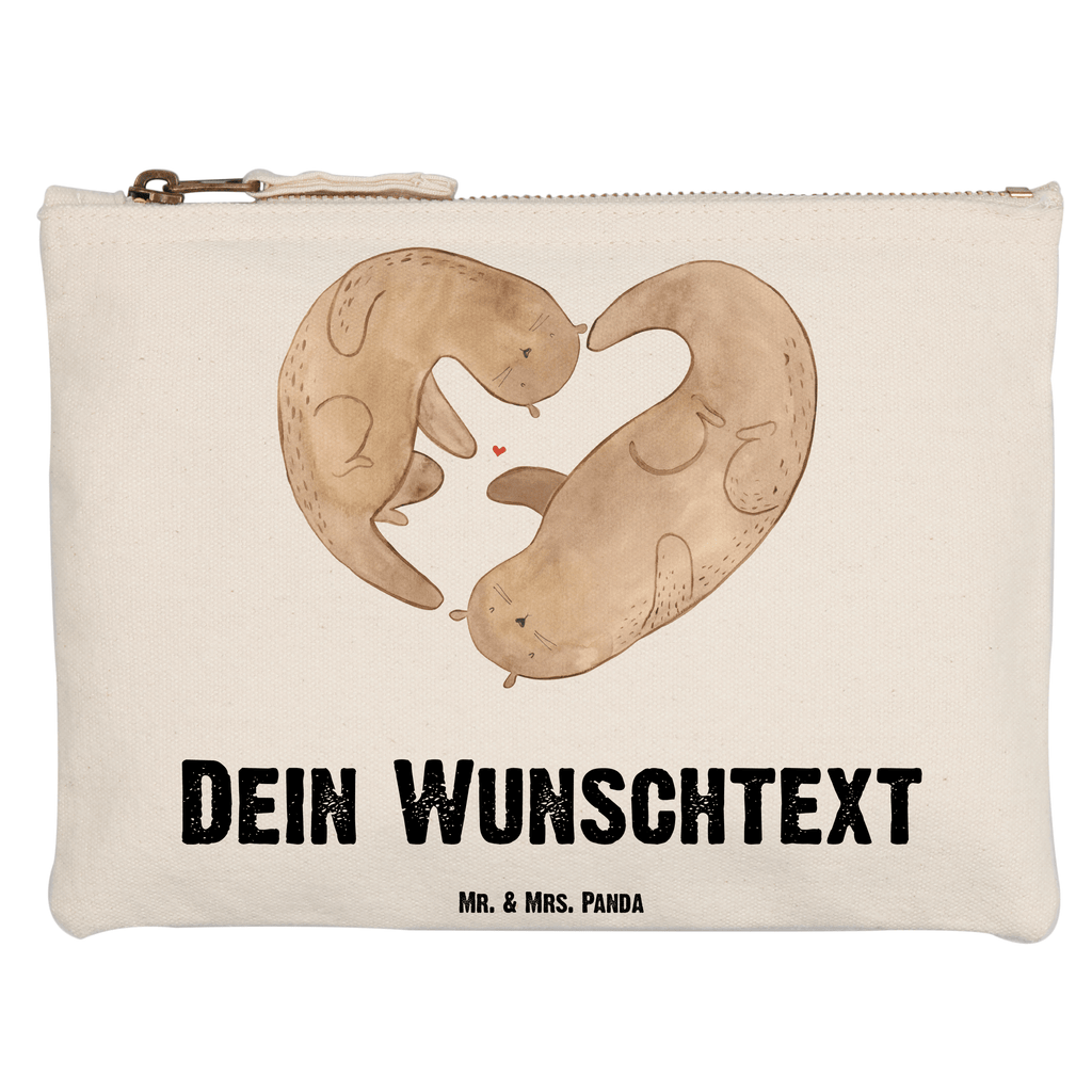 Personalisierte Schminktasche Otter Herz Personalisierte Schminktasche, Personalisierte Kosmetiktasche, Personalisierter Kosmetikbeutel, Personalisiertes Stiftemäppchen, Personalisiertes Etui, Personalisierte Federmappe, Personalisierte Makeup Bag, Personalisiertes Schminketui, Personalisiertes Kosmetiketui, Personalisiertes Schlamperetui, Schminktasche mit Namen, Kosmetiktasche mit Namen, Kosmetikbeutel mit Namen, Stiftemäppchen mit Namen, Etui mit Namen, Federmappe mit Namen, Makeup Bg  mit Namen, Schminketui mit Namen, Kosmetiketui mit Namen, Schlamperetui mit Namen, Schminktasche personalisieren, Schminktasche bedrucken, Schminktasche selbst gestalten, Otter, Fischotter, Seeotter, Liebe, Herz, Liebesbeweis, Liebesgeschenk, Bessere Hälfte, Love you, Jahrestag, Hochzeitstag, Verlobung, gemeinsames Leben