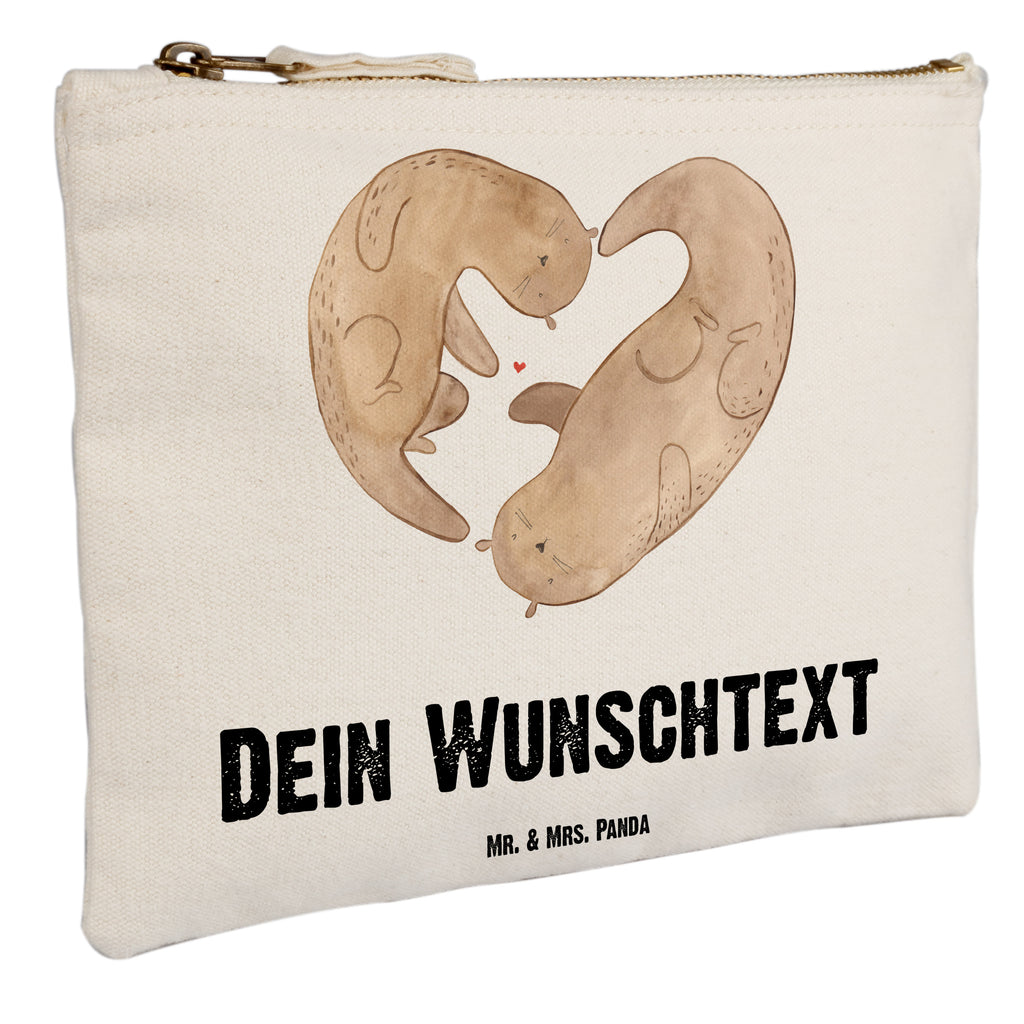 Personalisierte Schminktasche Otter Herz Personalisierte Schminktasche, Personalisierte Kosmetiktasche, Personalisierter Kosmetikbeutel, Personalisiertes Stiftemäppchen, Personalisiertes Etui, Personalisierte Federmappe, Personalisierte Makeup Bag, Personalisiertes Schminketui, Personalisiertes Kosmetiketui, Personalisiertes Schlamperetui, Schminktasche mit Namen, Kosmetiktasche mit Namen, Kosmetikbeutel mit Namen, Stiftemäppchen mit Namen, Etui mit Namen, Federmappe mit Namen, Makeup Bg  mit Namen, Schminketui mit Namen, Kosmetiketui mit Namen, Schlamperetui mit Namen, Schminktasche personalisieren, Schminktasche bedrucken, Schminktasche selbst gestalten, Otter, Fischotter, Seeotter, Liebe, Herz, Liebesbeweis, Liebesgeschenk, Bessere Hälfte, Love you, Jahrestag, Hochzeitstag, Verlobung, gemeinsames Leben