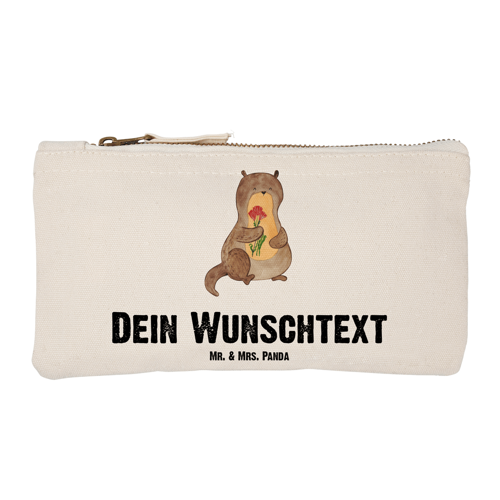 Personalisierte Schminktasche Otter Blumenstrauß Personalisierte Schminktasche, Personalisierte Kosmetiktasche, Personalisierter Kosmetikbeutel, Personalisiertes Stiftemäppchen, Personalisiertes Etui, Personalisierte Federmappe, Personalisierte Makeup Bag, Personalisiertes Schminketui, Personalisiertes Kosmetiketui, Personalisiertes Schlamperetui, Schminktasche mit Namen, Kosmetiktasche mit Namen, Kosmetikbeutel mit Namen, Stiftemäppchen mit Namen, Etui mit Namen, Federmappe mit Namen, Makeup Bg  mit Namen, Schminketui mit Namen, Kosmetiketui mit Namen, Schlamperetui mit Namen, Schminktasche personalisieren, Schminktasche bedrucken, Schminktasche selbst gestalten, Otter, Fischotter, Seeotter, Otter Seeotter See Otter