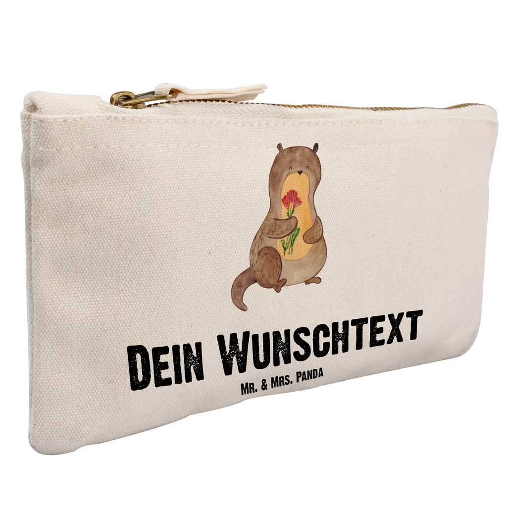Personalisierte Schminktasche Otter Blumenstrauß Personalisierte Schminktasche, Personalisierte Kosmetiktasche, Personalisierter Kosmetikbeutel, Personalisiertes Stiftemäppchen, Personalisiertes Etui, Personalisierte Federmappe, Personalisierte Makeup Bag, Personalisiertes Schminketui, Personalisiertes Kosmetiketui, Personalisiertes Schlamperetui, Schminktasche mit Namen, Kosmetiktasche mit Namen, Kosmetikbeutel mit Namen, Stiftemäppchen mit Namen, Etui mit Namen, Federmappe mit Namen, Makeup Bg  mit Namen, Schminketui mit Namen, Kosmetiketui mit Namen, Schlamperetui mit Namen, Schminktasche personalisieren, Schminktasche bedrucken, Schminktasche selbst gestalten, Otter, Fischotter, Seeotter, Otter Seeotter See Otter