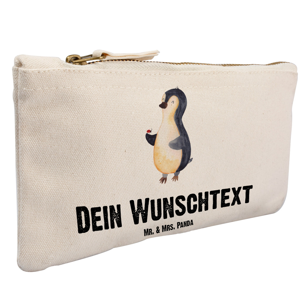 Personalisierte Schminktasche Pinguin Marienkäfer Personalisierte Schminktasche, Personalisierte Kosmetiktasche, Personalisierter Kosmetikbeutel, Personalisiertes Stiftemäppchen, Personalisiertes Etui, Personalisierte Federmappe, Personalisierte Makeup Bag, Personalisiertes Schminketui, Personalisiertes Kosmetiketui, Personalisiertes Schlamperetui, Schminktasche mit Namen, Kosmetiktasche mit Namen, Kosmetikbeutel mit Namen, Stiftemäppchen mit Namen, Etui mit Namen, Federmappe mit Namen, Makeup Bg  mit Namen, Schminketui mit Namen, Kosmetiketui mit Namen, Schlamperetui mit Namen, Schminktasche personalisieren, Schminktasche bedrucken, Schminktasche selbst gestalten, Pinguin, Pinguine, Marienkäfer, Liebe, Wunder, Glück, Freude, Lebensfreude