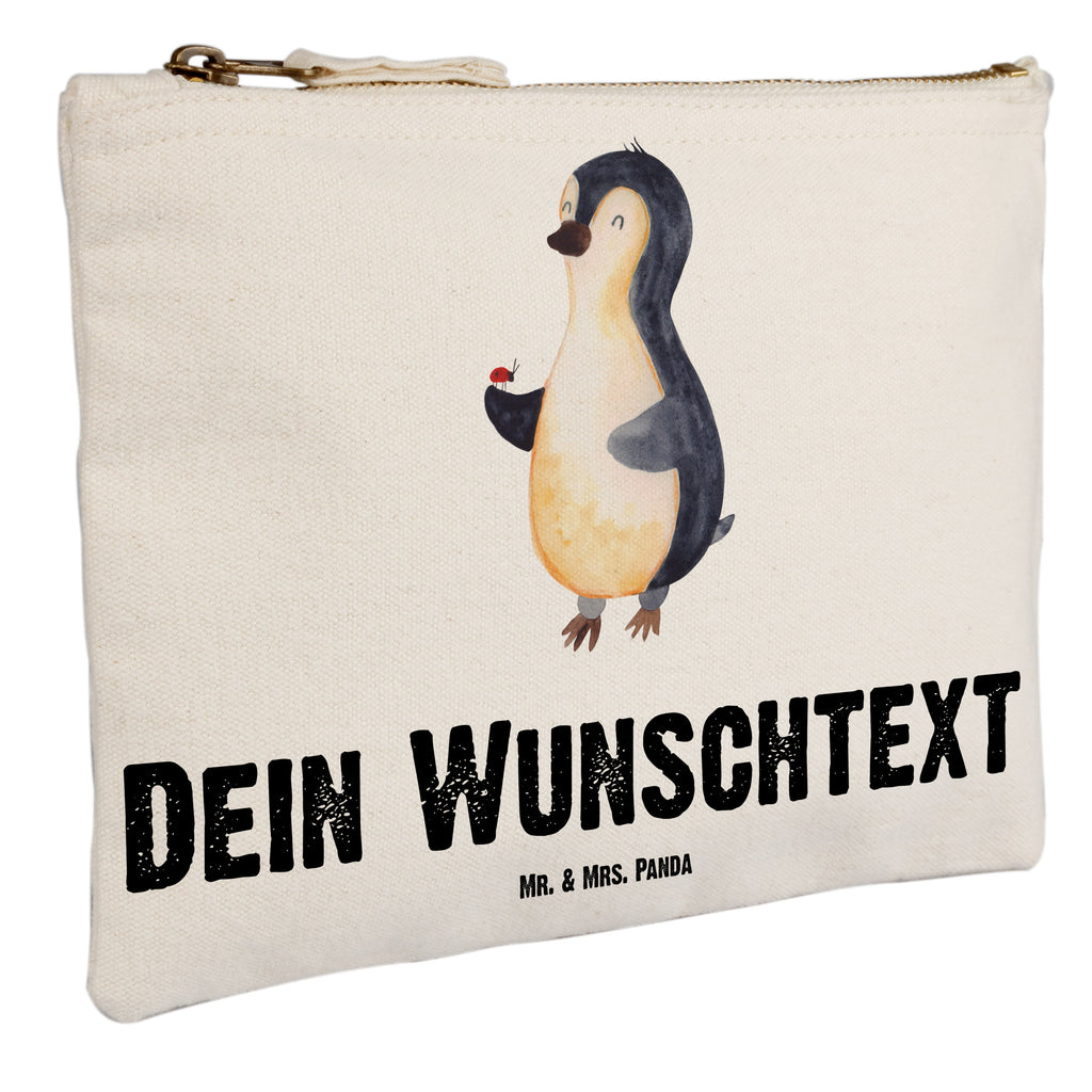 Personalisierte Schminktasche Pinguin Marienkäfer Personalisierte Schminktasche, Personalisierte Kosmetiktasche, Personalisierter Kosmetikbeutel, Personalisiertes Stiftemäppchen, Personalisiertes Etui, Personalisierte Federmappe, Personalisierte Makeup Bag, Personalisiertes Schminketui, Personalisiertes Kosmetiketui, Personalisiertes Schlamperetui, Schminktasche mit Namen, Kosmetiktasche mit Namen, Kosmetikbeutel mit Namen, Stiftemäppchen mit Namen, Etui mit Namen, Federmappe mit Namen, Makeup Bg  mit Namen, Schminketui mit Namen, Kosmetiketui mit Namen, Schlamperetui mit Namen, Schminktasche personalisieren, Schminktasche bedrucken, Schminktasche selbst gestalten, Pinguin, Pinguine, Marienkäfer, Liebe, Wunder, Glück, Freude, Lebensfreude