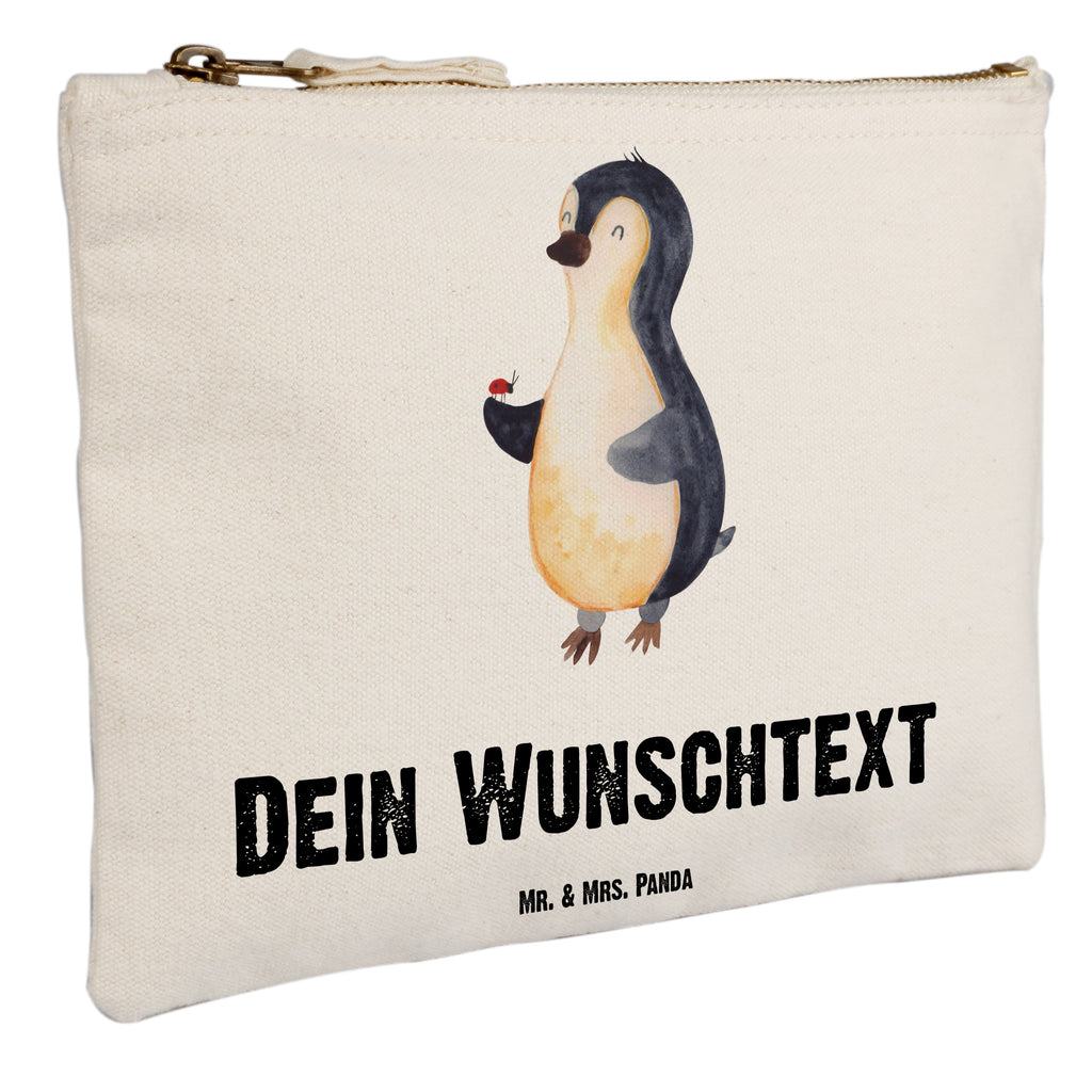 Personalisierte Schminktasche Pinguin Marienkäfer Personalisierte Schminktasche, Personalisierte Kosmetiktasche, Personalisierter Kosmetikbeutel, Personalisiertes Stiftemäppchen, Personalisiertes Etui, Personalisierte Federmappe, Personalisierte Makeup Bag, Personalisiertes Schminketui, Personalisiertes Kosmetiketui, Personalisiertes Schlamperetui, Schminktasche mit Namen, Kosmetiktasche mit Namen, Kosmetikbeutel mit Namen, Stiftemäppchen mit Namen, Etui mit Namen, Federmappe mit Namen, Makeup Bg  mit Namen, Schminketui mit Namen, Kosmetiketui mit Namen, Schlamperetui mit Namen, Schminktasche personalisieren, Schminktasche bedrucken, Schminktasche selbst gestalten, Pinguin, Pinguine, Marienkäfer, Liebe, Wunder, Glück, Freude, Lebensfreude