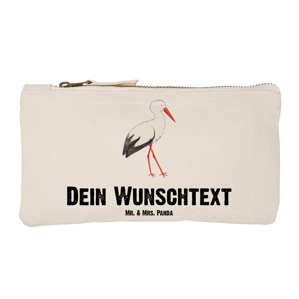 Personalisierte Schminktasche Storch Personalisierte Schminktasche, Personalisierte Kosmetiktasche, Personalisierter Kosmetikbeutel, Personalisiertes Stiftemäppchen, Personalisiertes Etui, Personalisierte Federmappe, Personalisierte Makeup Bag, Personalisiertes Schminketui, Personalisiertes Kosmetiketui, Personalisiertes Schlamperetui, Schminktasche mit Namen, Kosmetiktasche mit Namen, Kosmetikbeutel mit Namen, Stiftemäppchen mit Namen, Etui mit Namen, Federmappe mit Namen, Makeup Bg  mit Namen, Schminketui mit Namen, Kosmetiketui mit Namen, Schlamperetui mit Namen, Schminktasche personalisieren, Schminktasche bedrucken, Schminktasche selbst gestalten, süße Tiermotive, gute Laune, lustige Sprüche, Tiere, Storch, Störche, Schwangerschaft, Geburt, Mutter, Mütter, Mutter werden, Schwanger, Babybauch, Baby